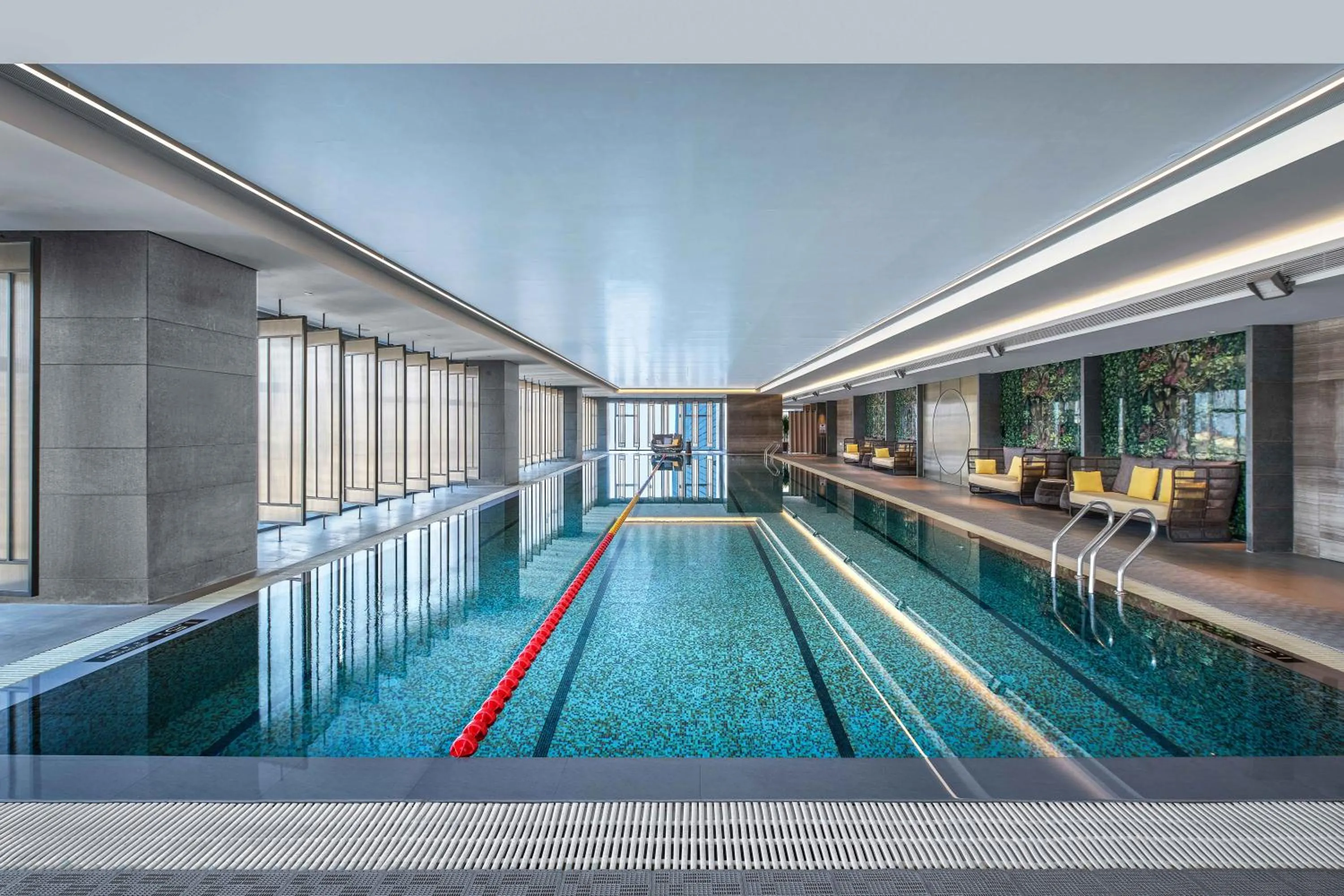 Pool view in Vignette Collection Hangzhou Huaxia Center Hotel by IHG