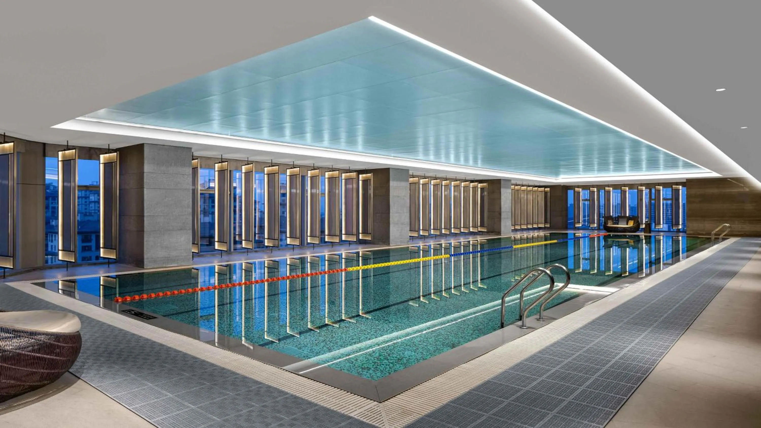 Swimming pool in Vignette Collection Hangzhou Huaxia Center Hotel by IHG