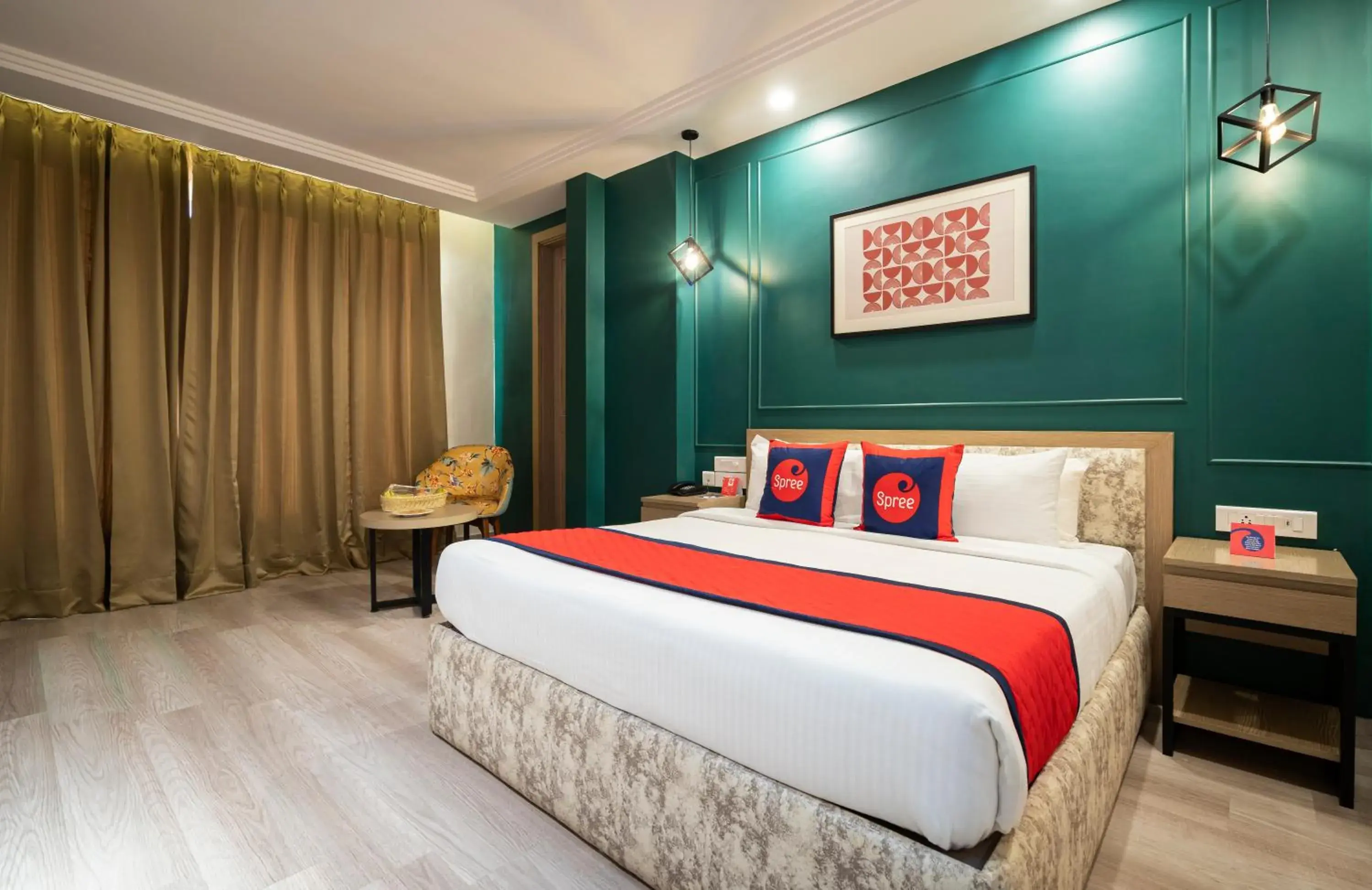 Bed in Spree Hotel Kriday at Rajpur Road, Dehradun Bed in Spree Hotel Kriday at Rajpur Road, Dehradun