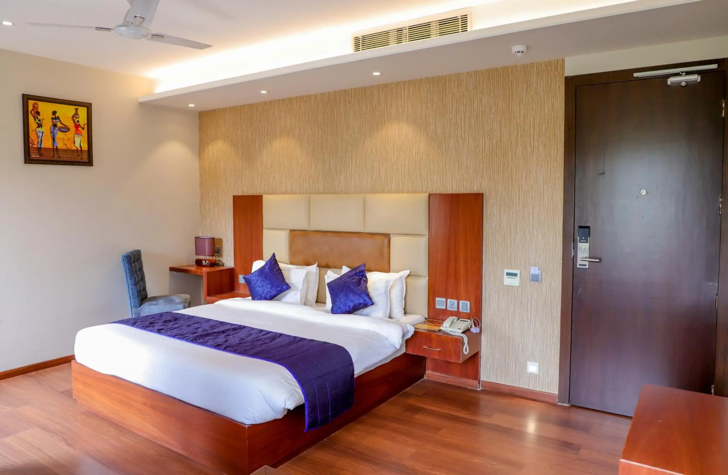 Bed in juSTa Palampur Resort & Convention Centre Bed in juSTa Palampur Resort & Convention Centre