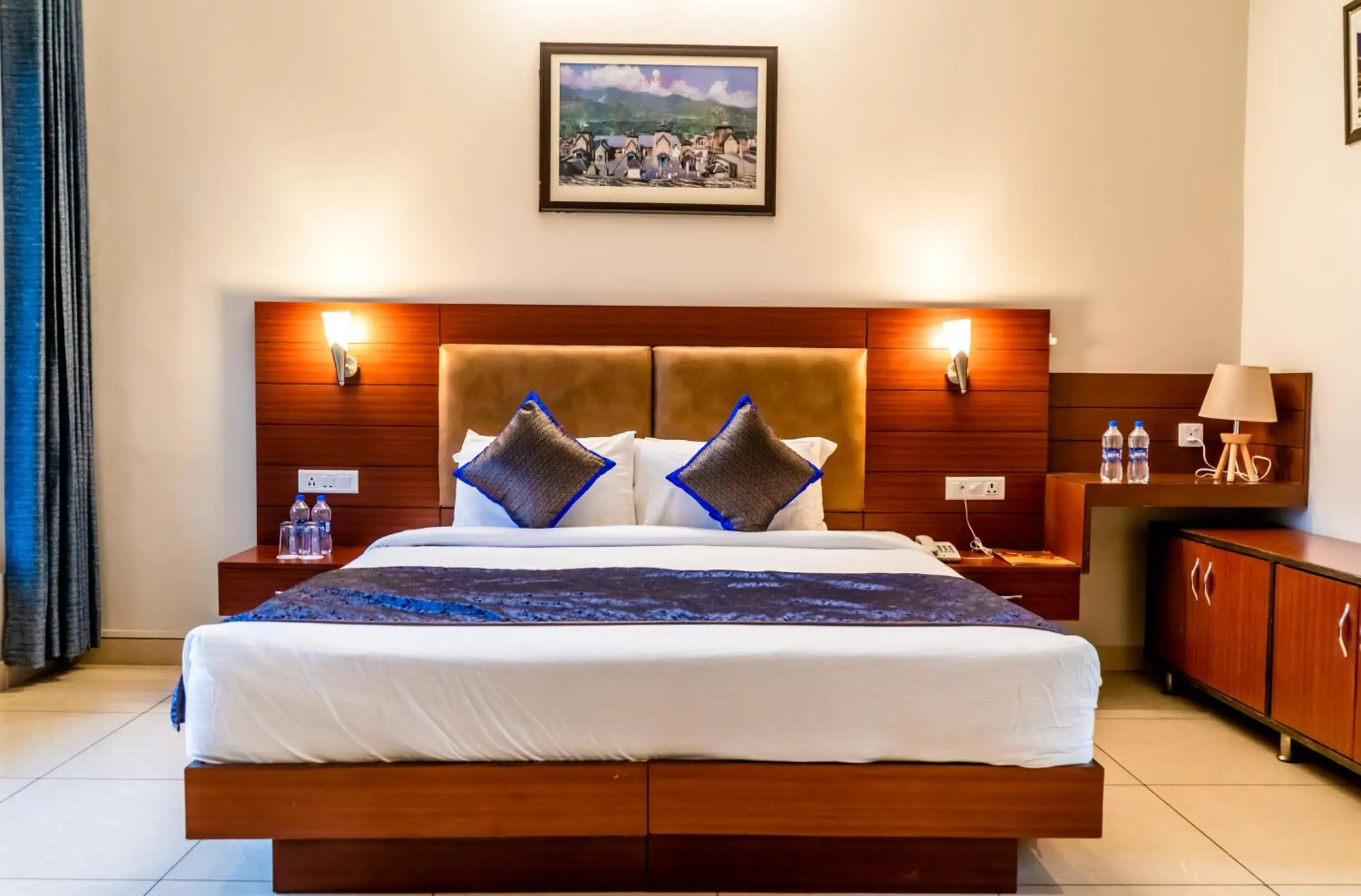Bed in juSTa Palampur Resort & Convention Centre Bed in juSTa Palampur Resort & Convention Centre