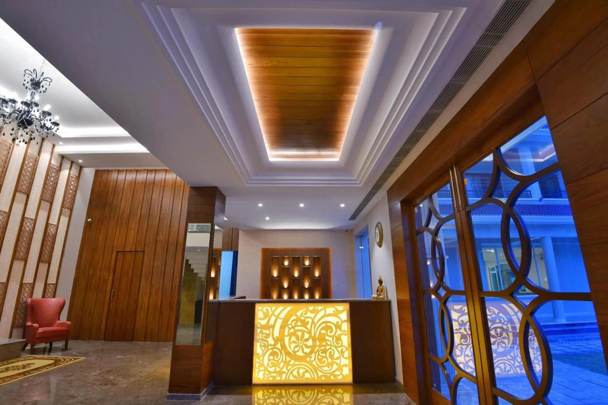 Lobby or reception in juSTa Palampur Resort & Convention Centre Lobby or reception in juSTa Palampur Resort & Convention Centre