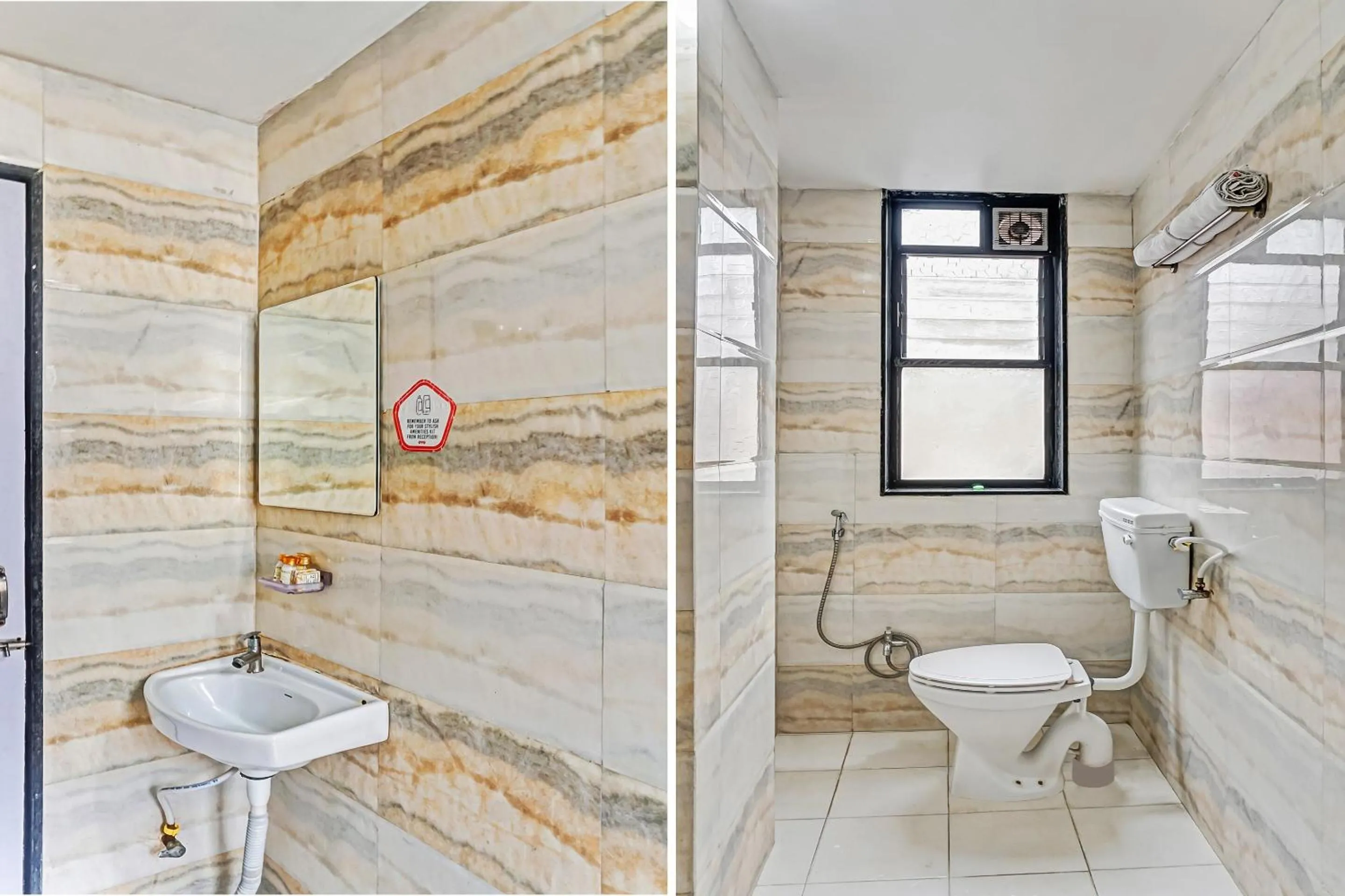 Bathroom in Hotel O Log Inn Plaza