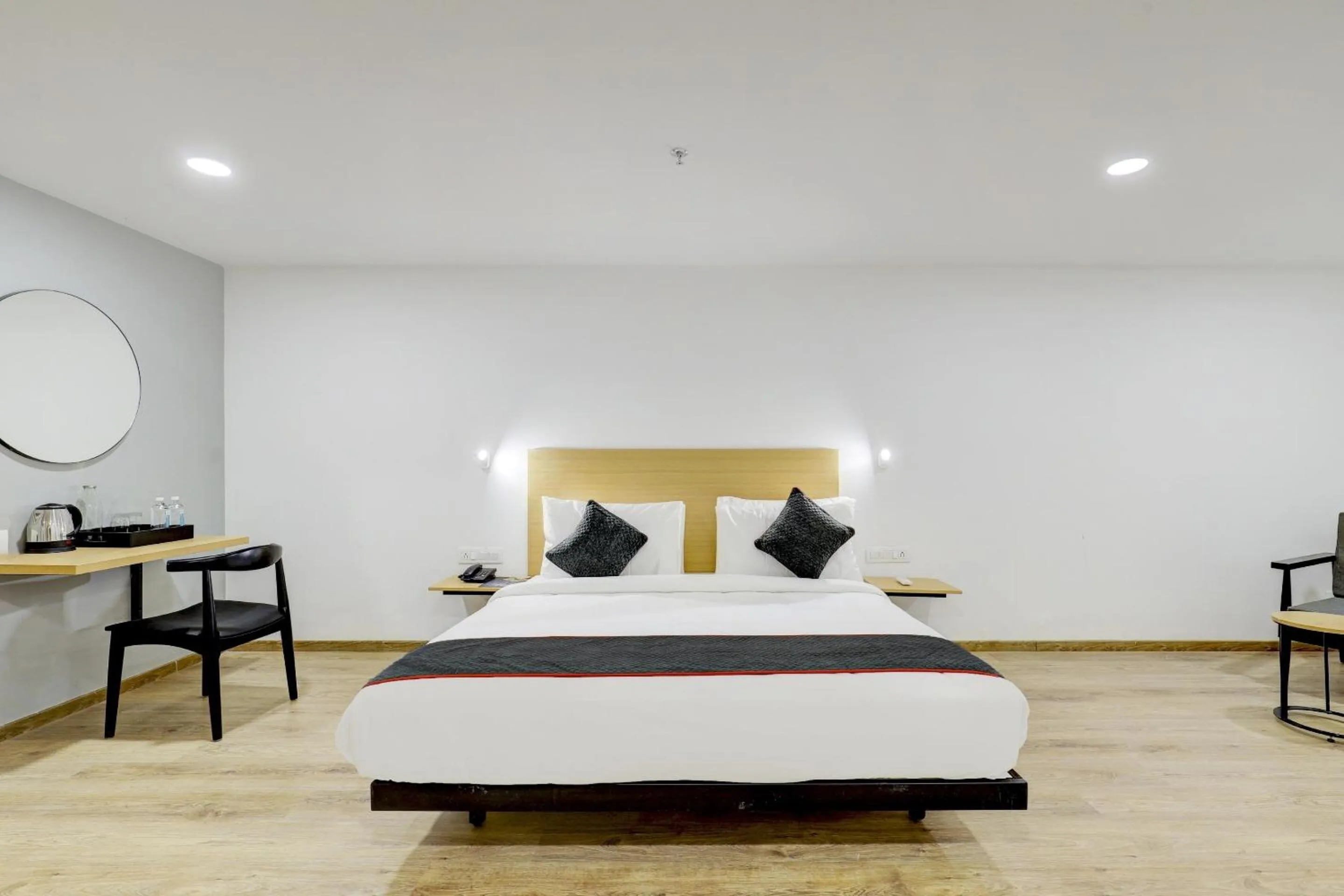 Bedroom, Bed in Super Townhouse Rajyash Rise