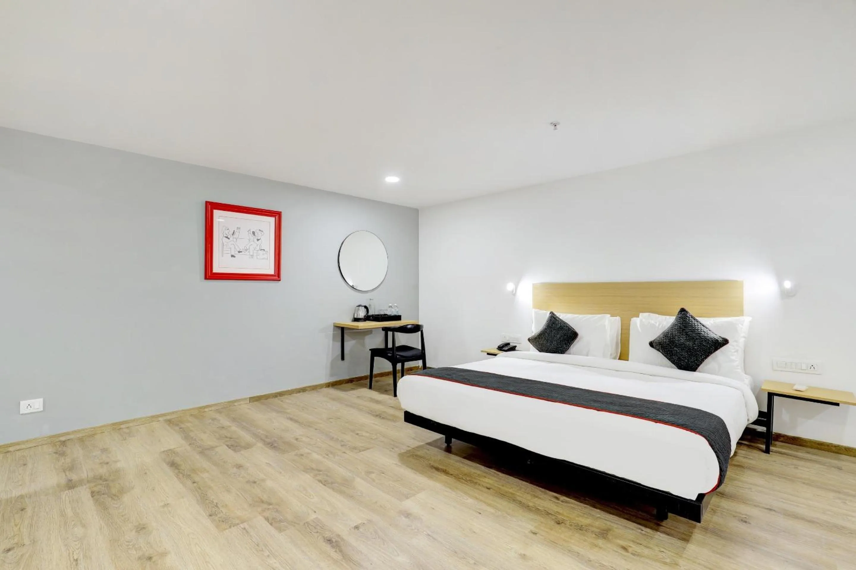 Bedroom, Bed in Super Townhouse Rajyash Rise