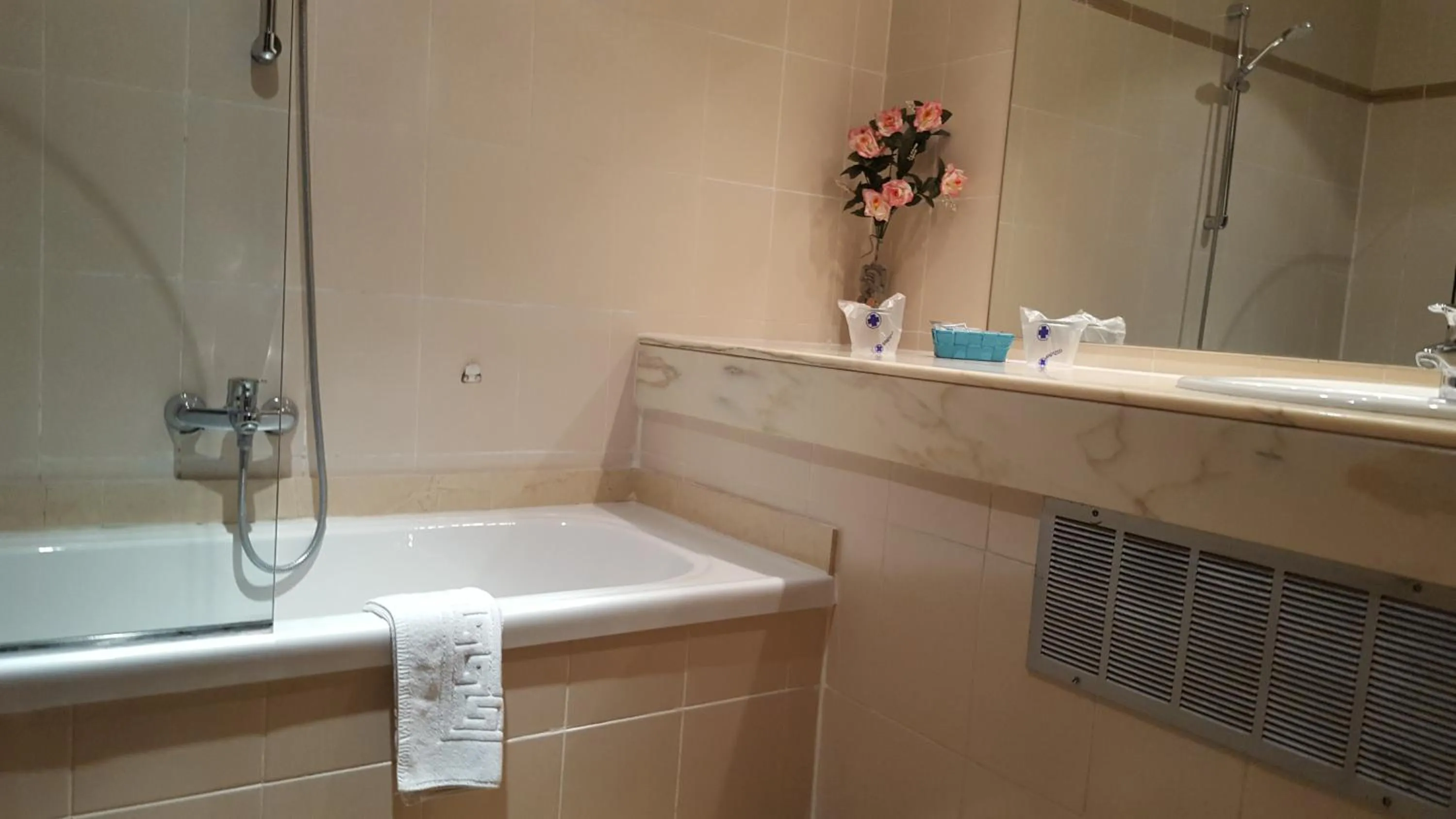 Shower in Hotel La Residencia
