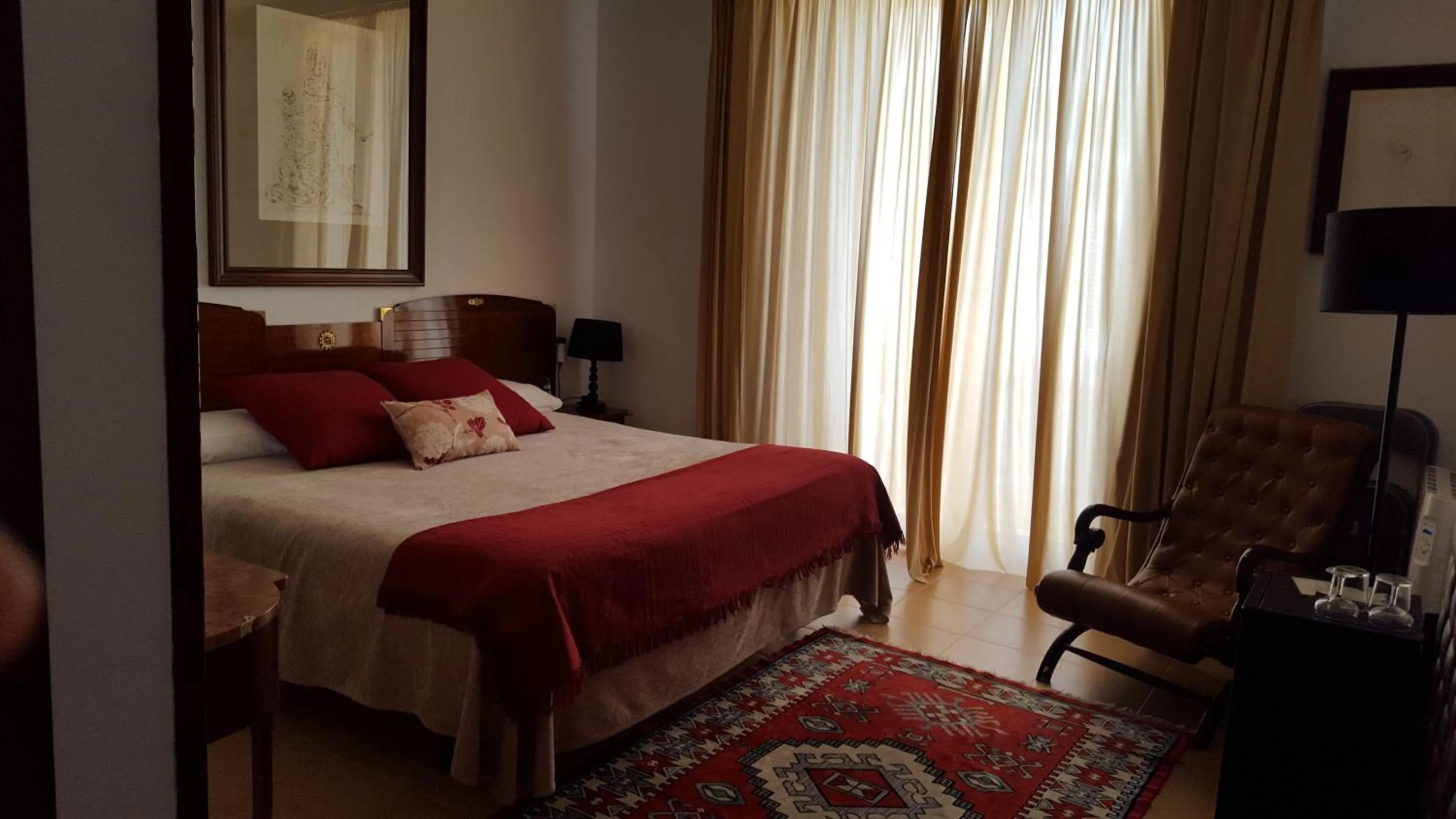 Bed in Hotel La Residencia
