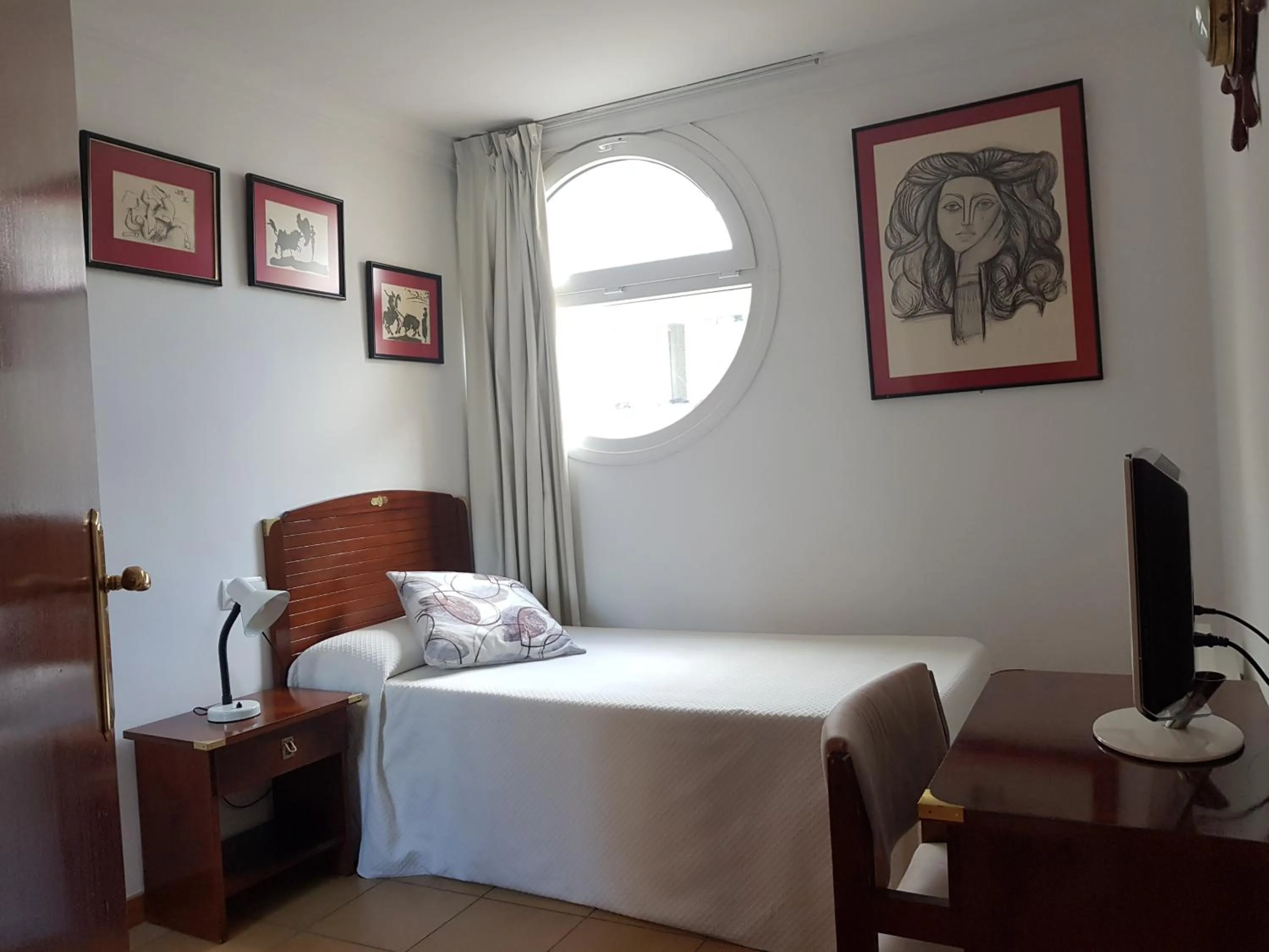 Bed in Hotel La Residencia