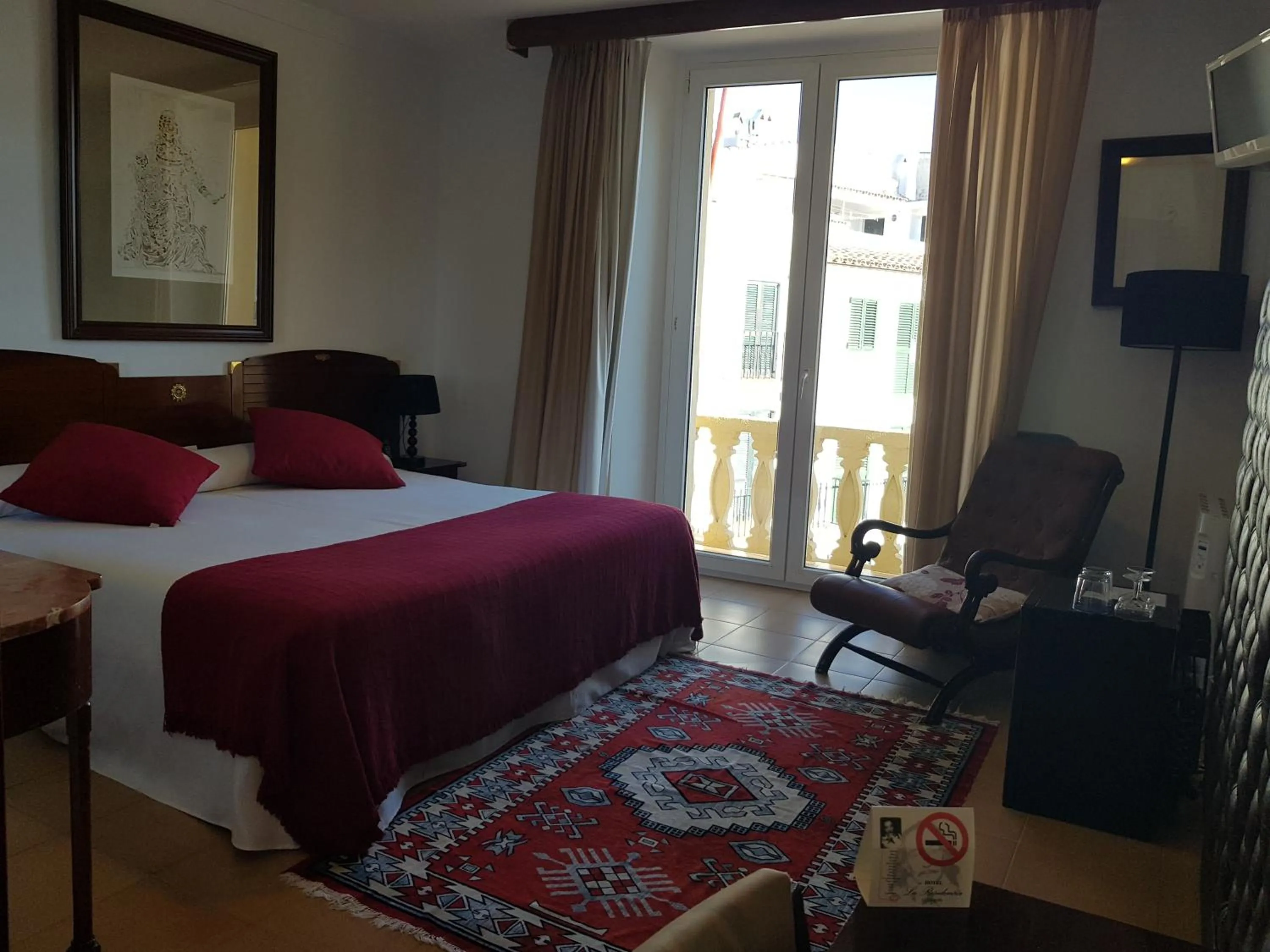 Bed in Hotel La Residencia