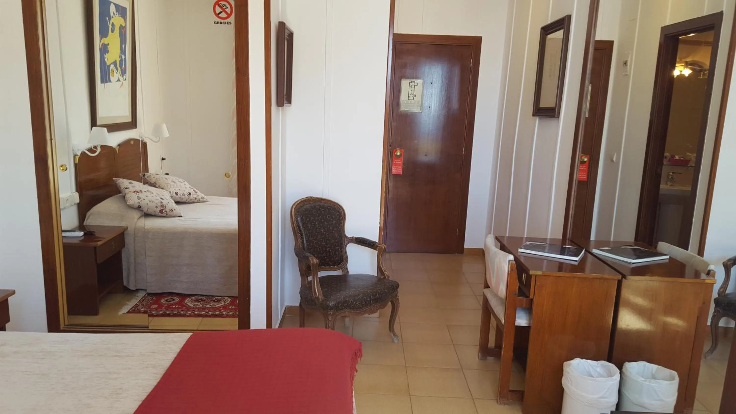 Bed in Hotel La Residencia