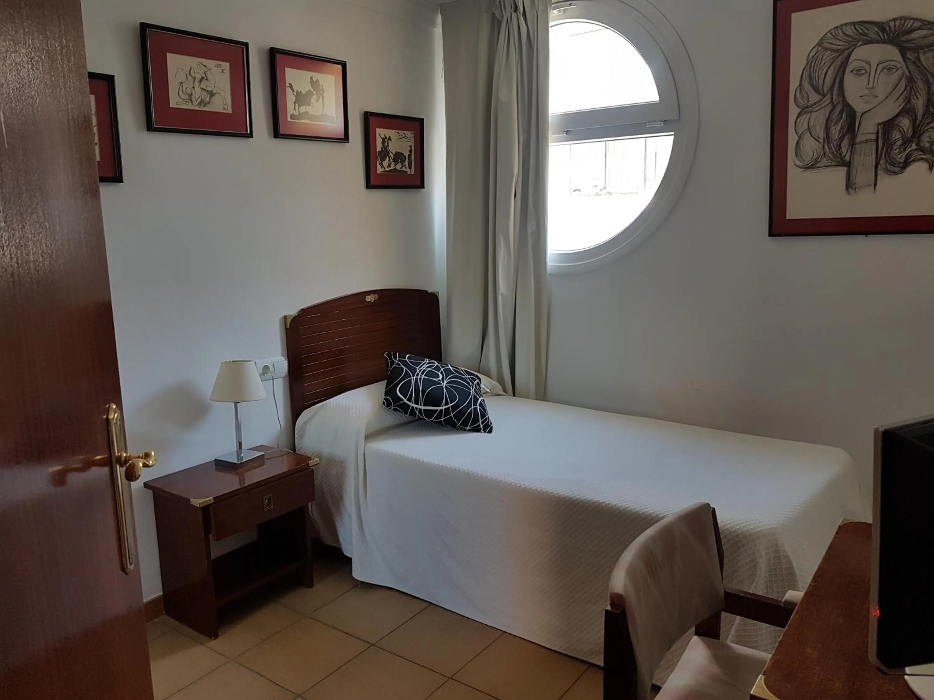 Bed in Hotel La Residencia