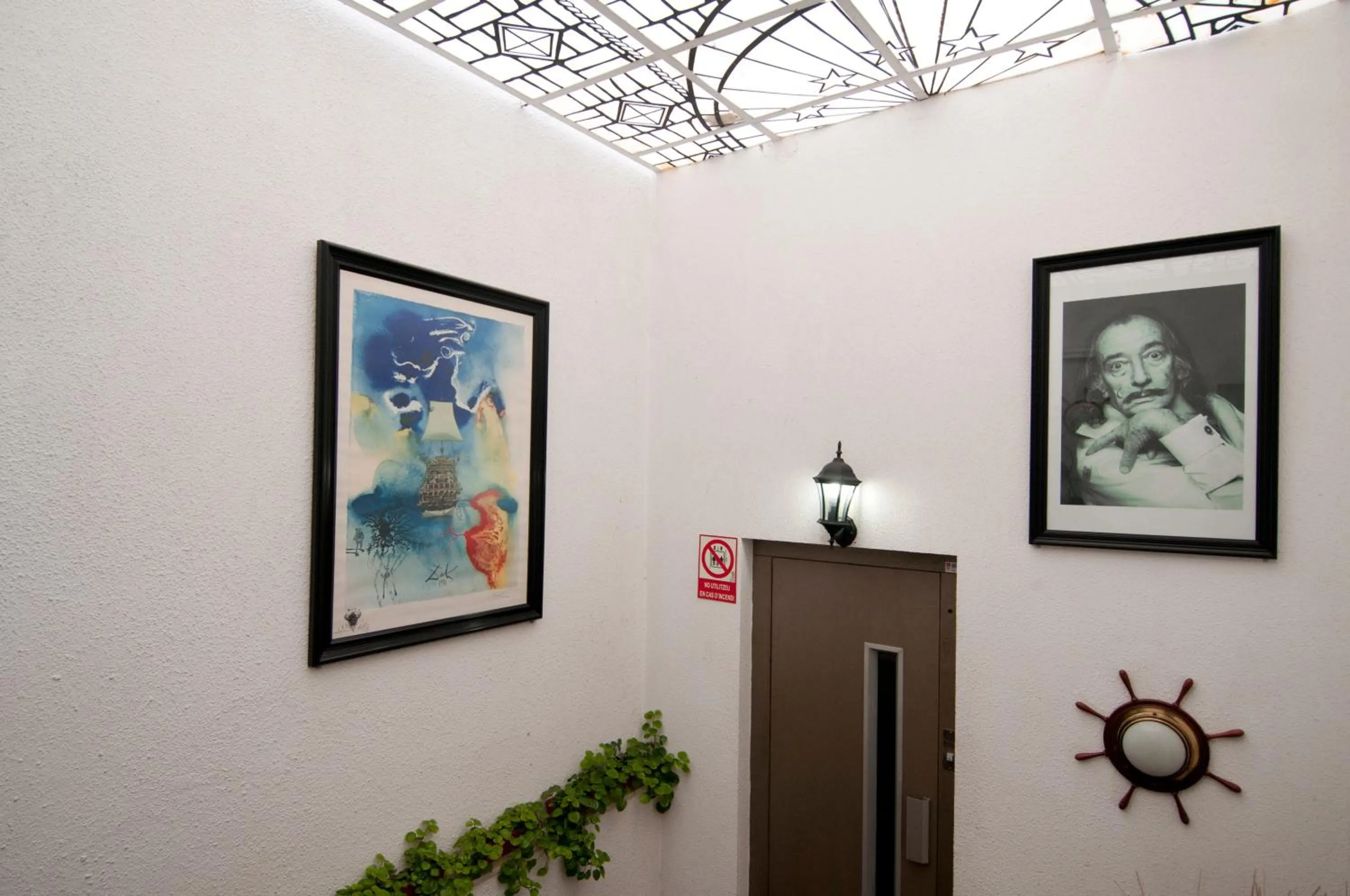 Decorative detail in Hotel La Residencia