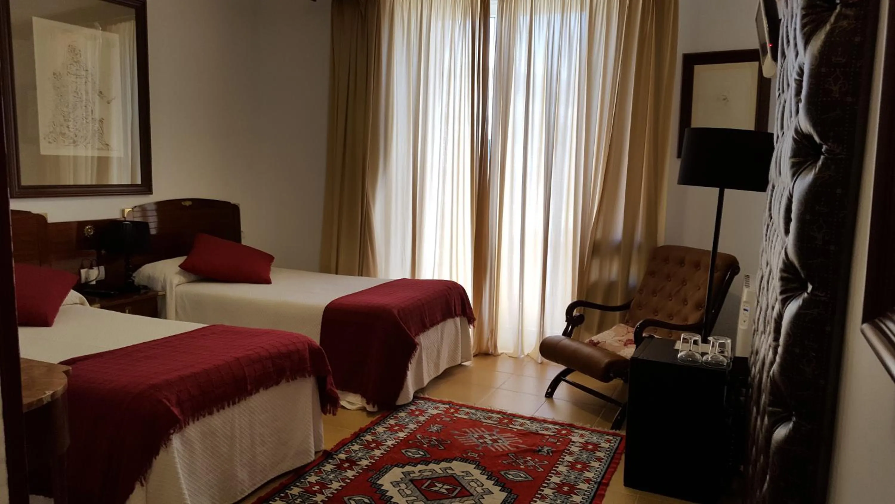Bed in Hotel La Residencia
