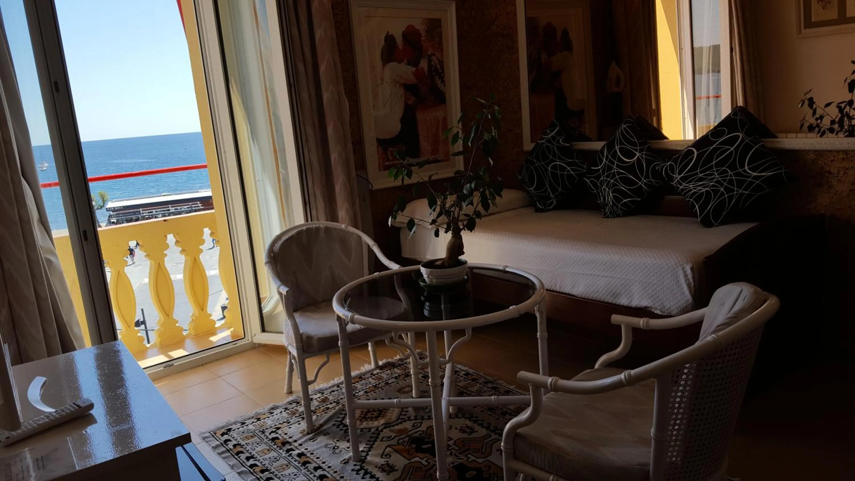 Bed in Hotel La Residencia