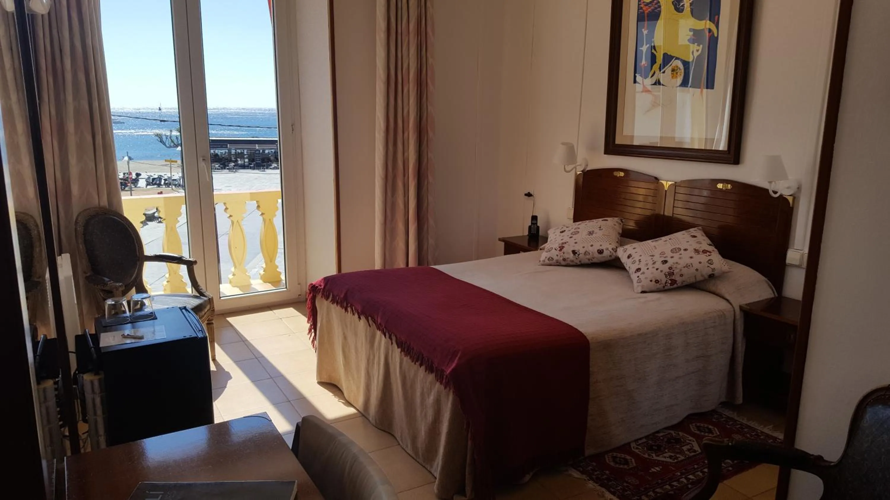 Bed in Hotel La Residencia
