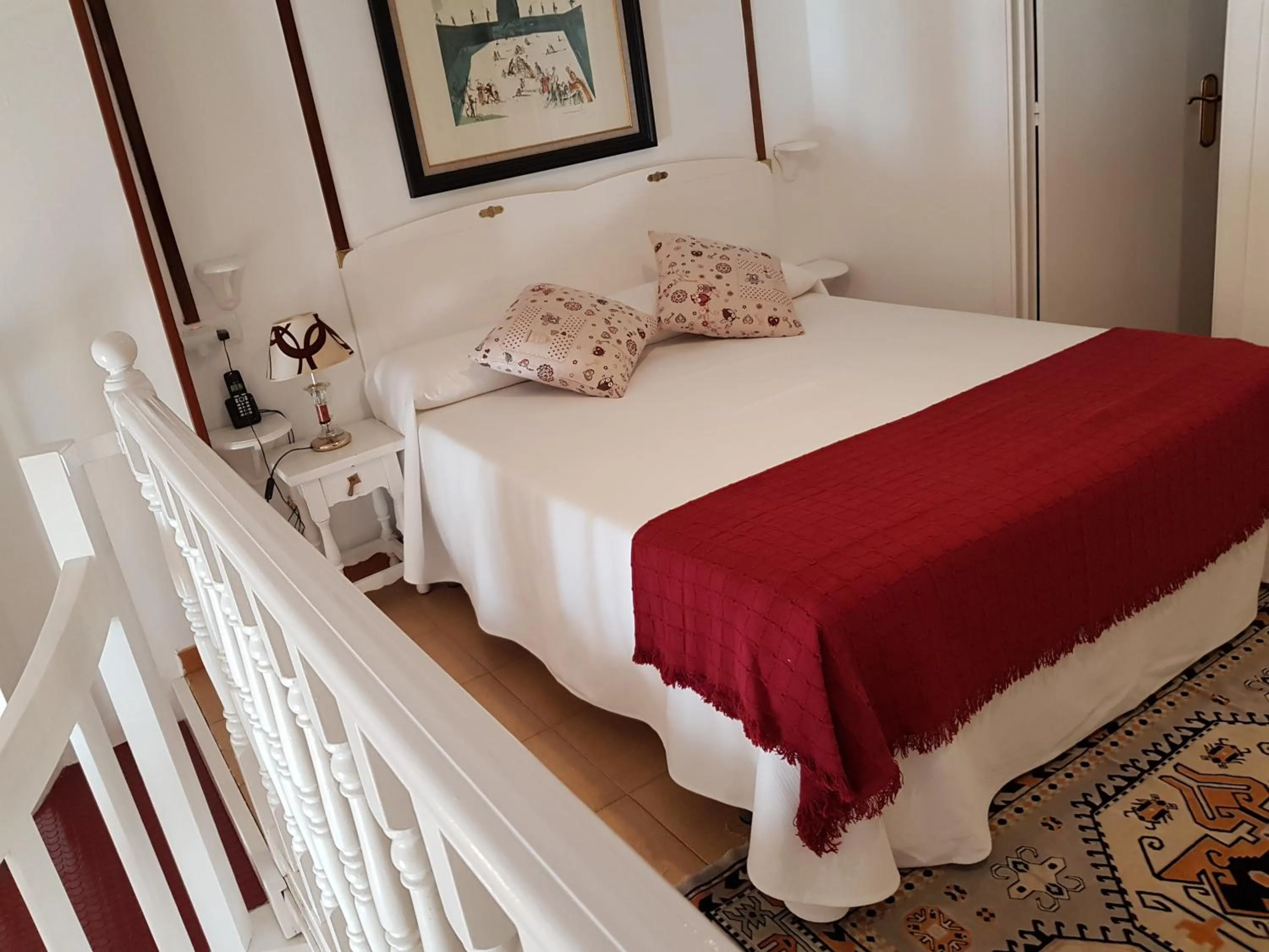 Bed in Hotel La Residencia