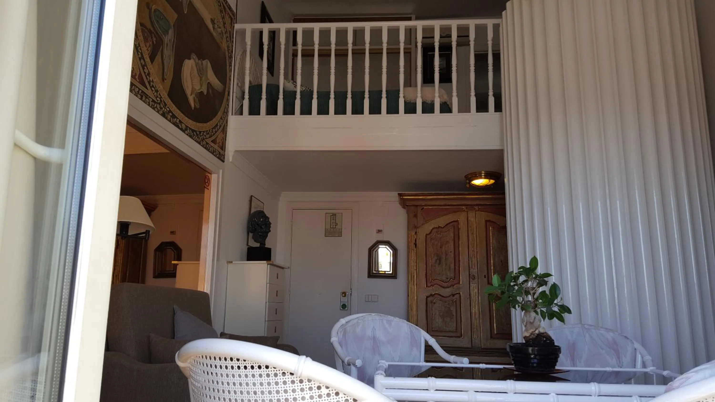 Bed in Hotel La Residencia
