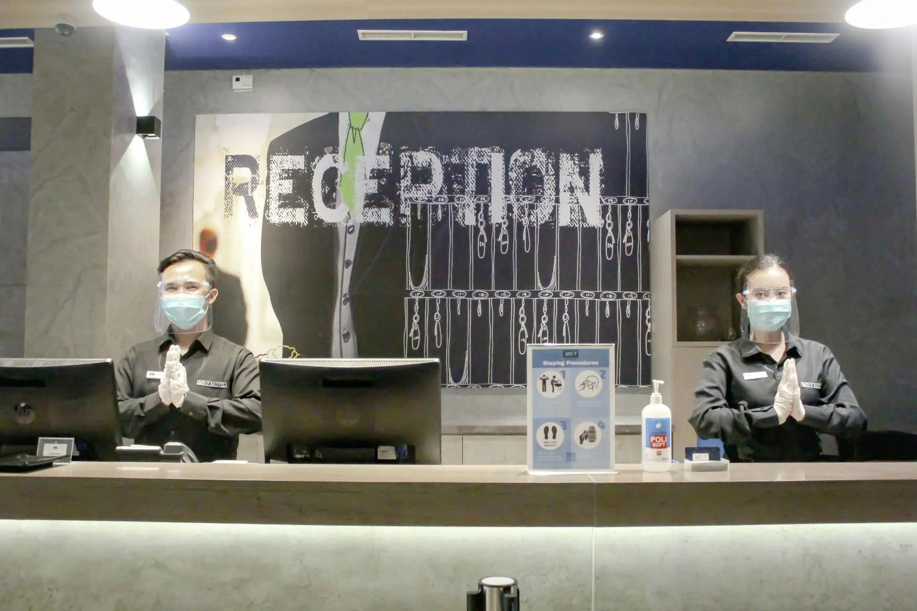 Lobby or reception in MD 7 Hotel Cirebon