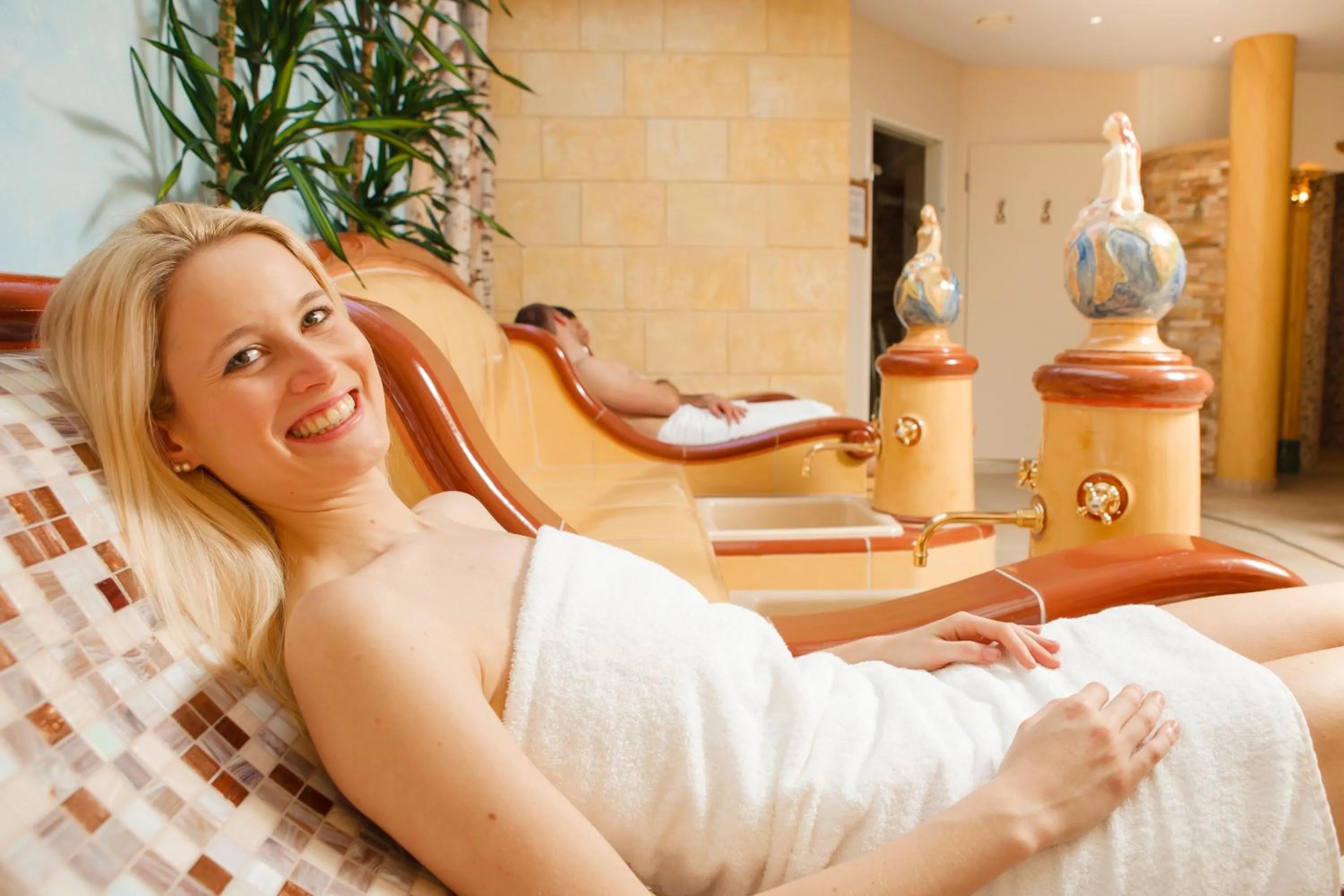 Sauna in Wohlfühlhotel Bercher