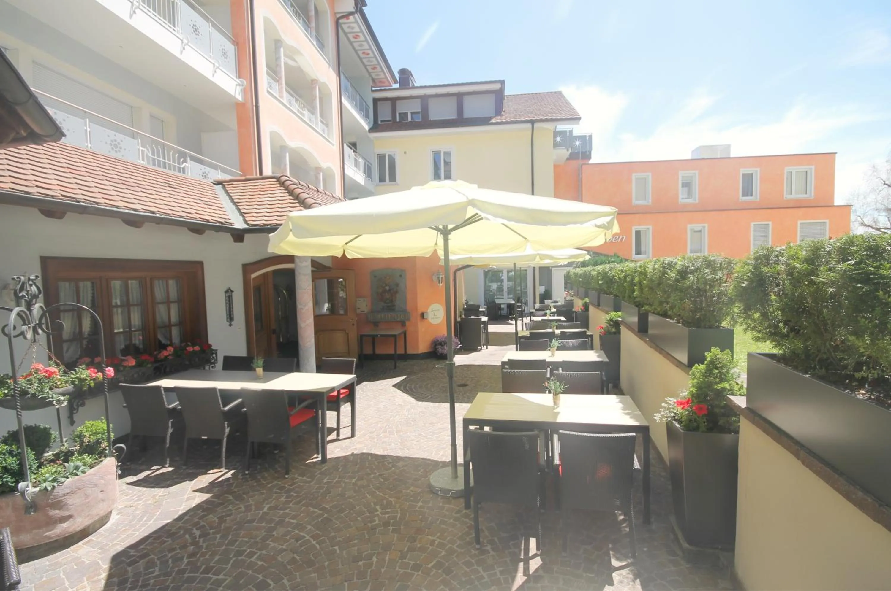 Patio in Wohlfühlhotel Bercher