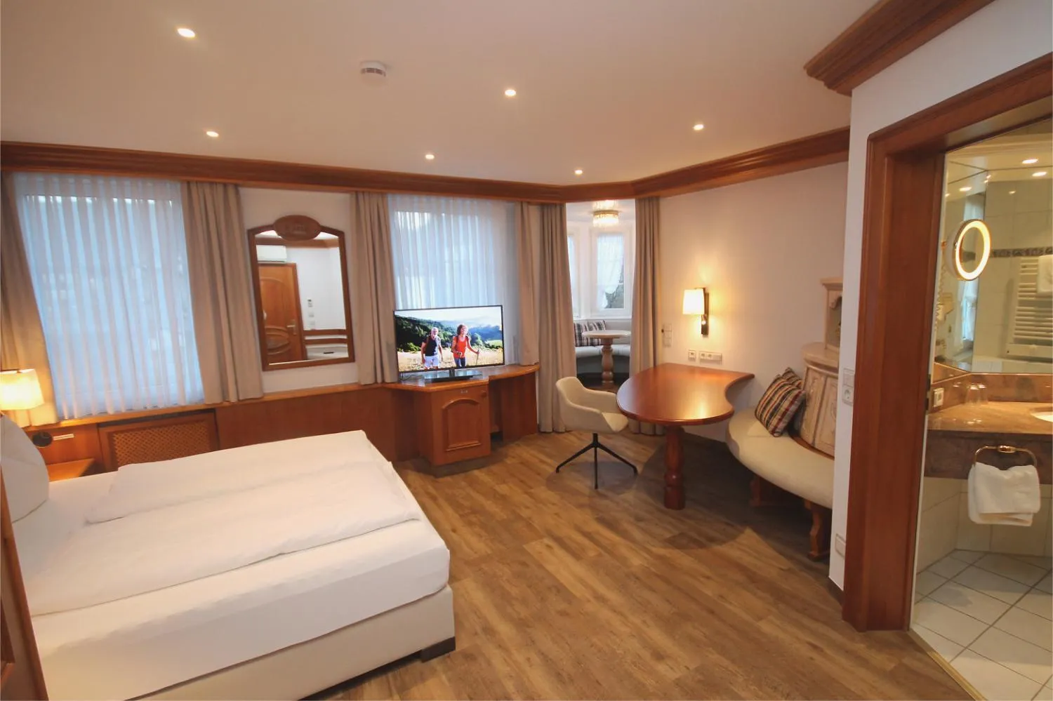 Photo of the whole room, Bed in Wohlfühlhotel Bercher