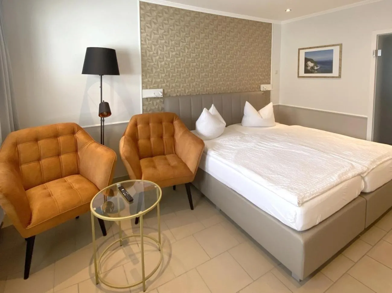 Bed in Hotel zum Hafen