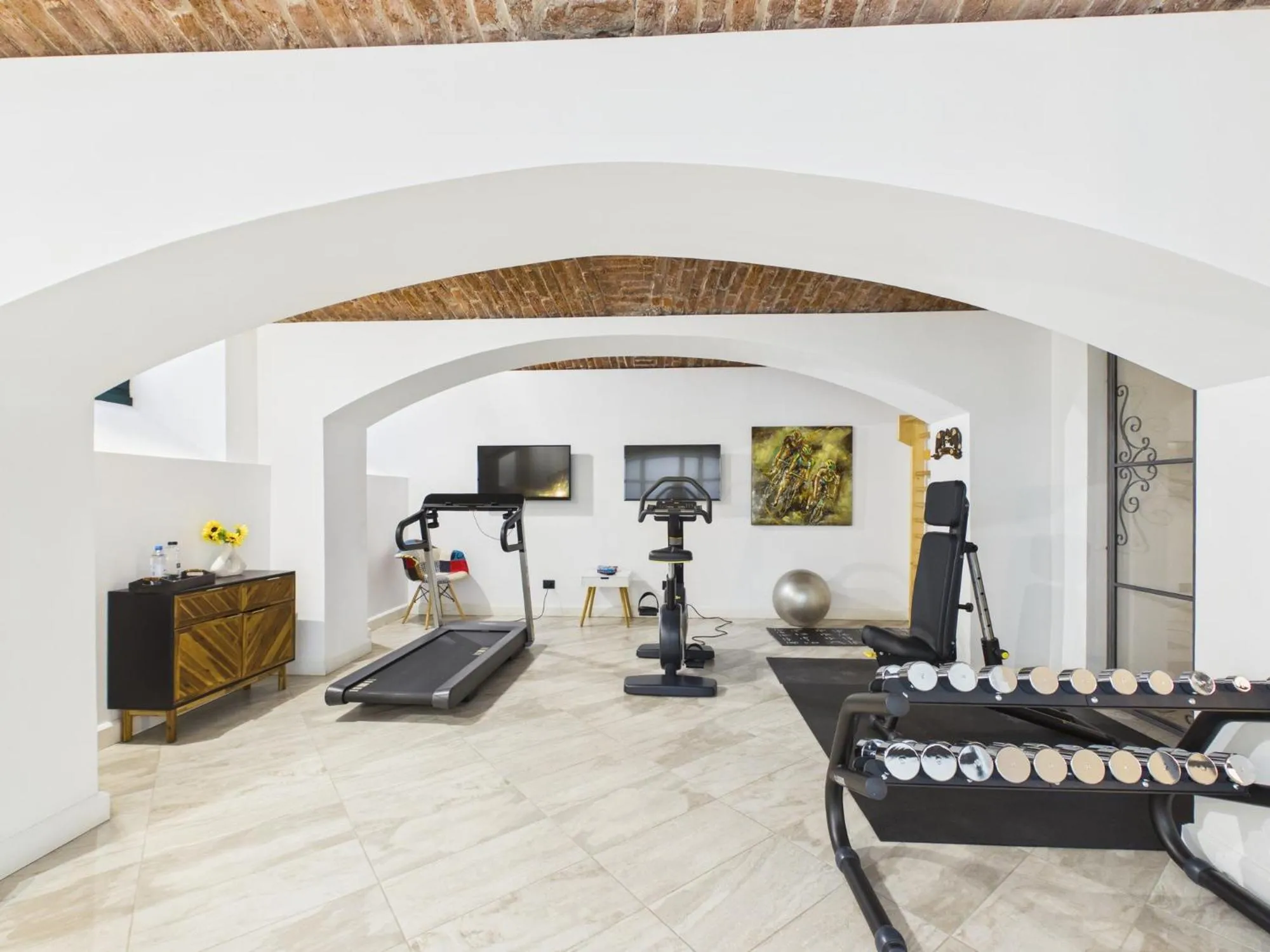 Fitness centre/facilities in Apart No 6