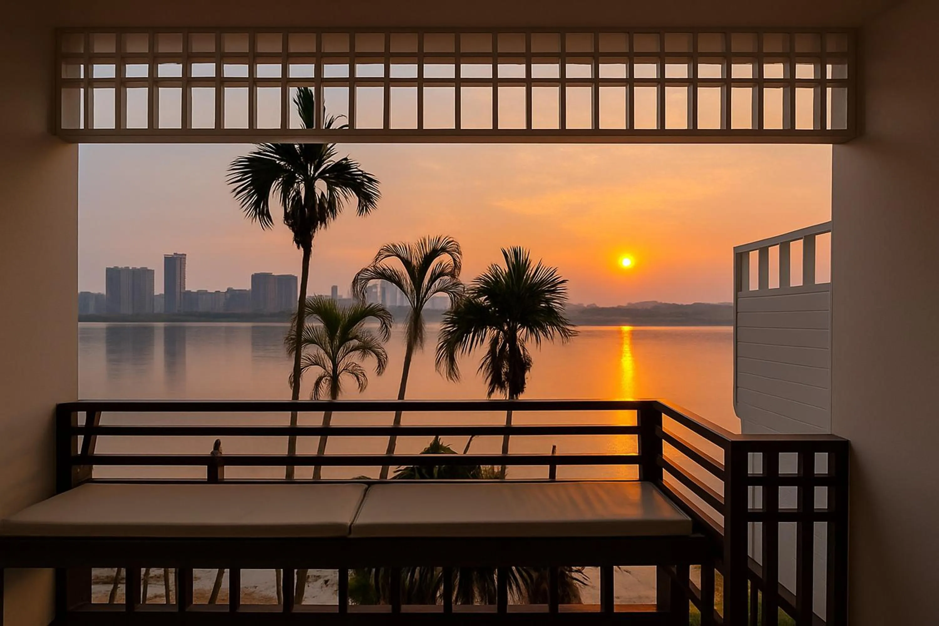 Balcony/Terrace in River Breeze Chiangsaen