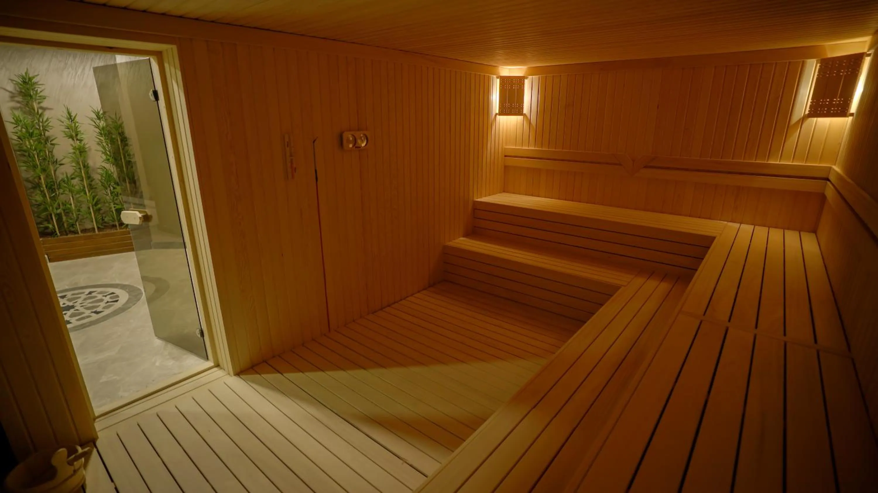 Sauna in Cabir Deluxe Hotel Sapanca
