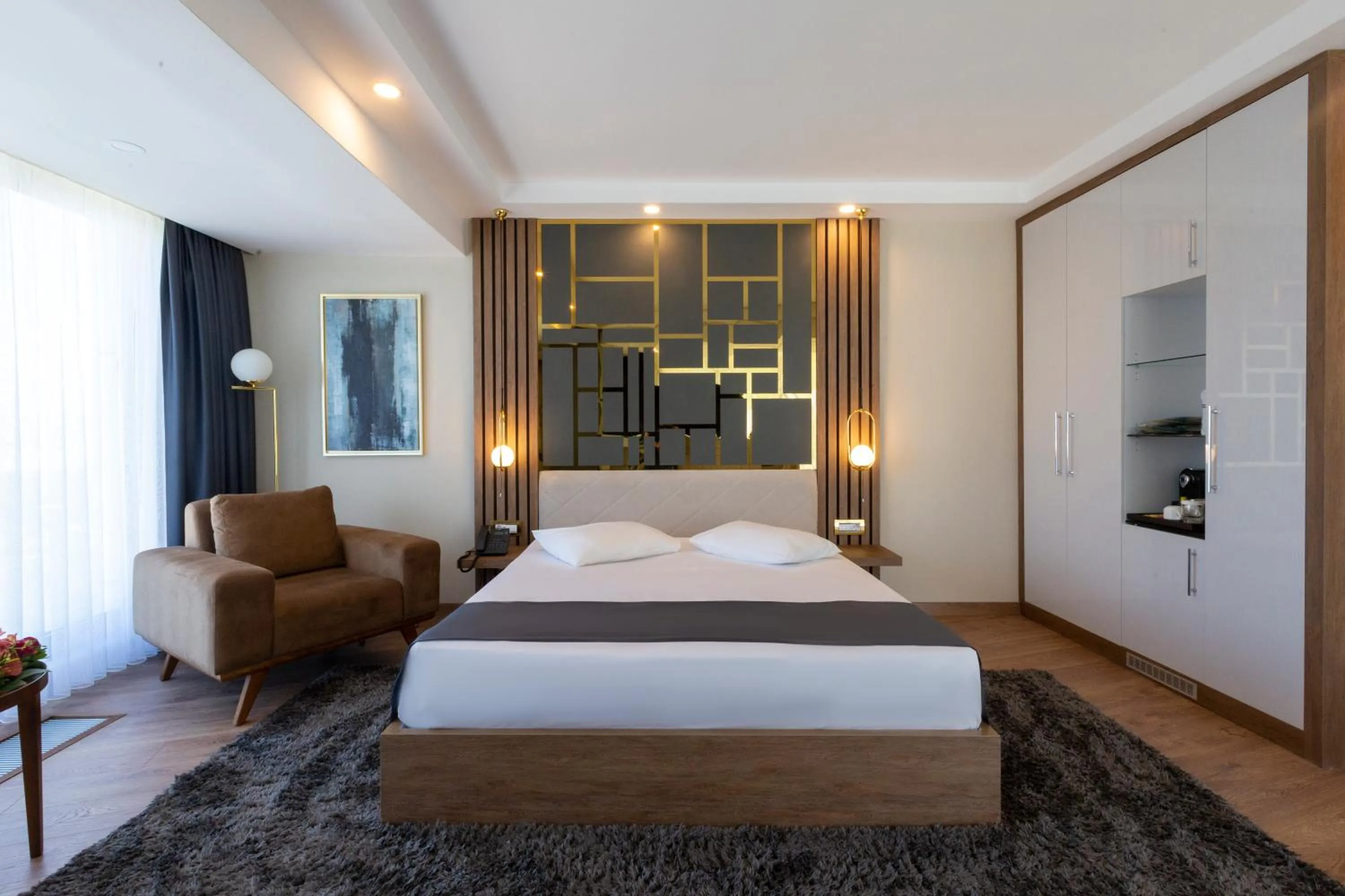 Bed in Cabir Deluxe Hotel Sapanca