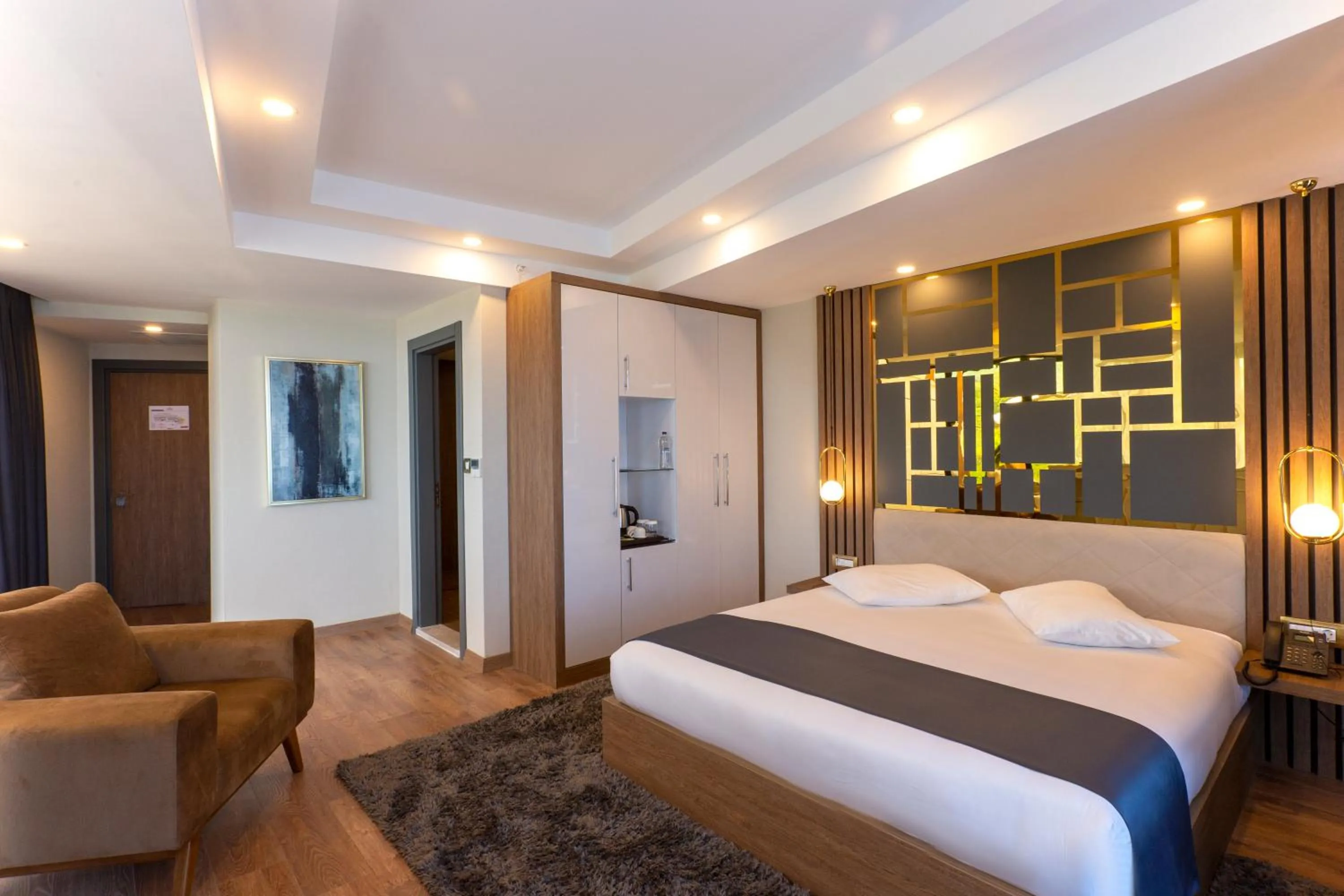 Bed in Cabir Deluxe Hotel Sapanca