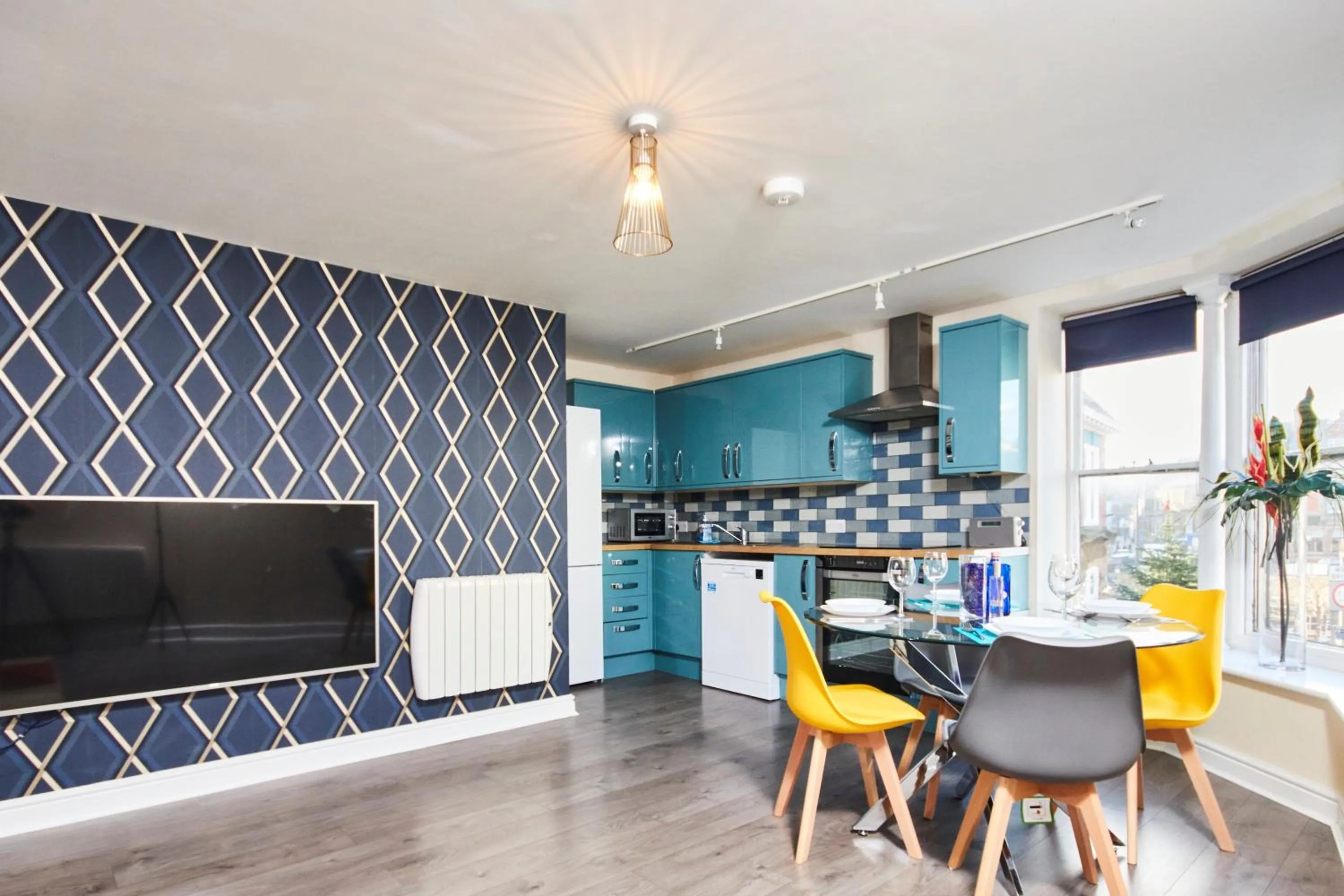 Living room in Whitby Bridge Luxury Apartments