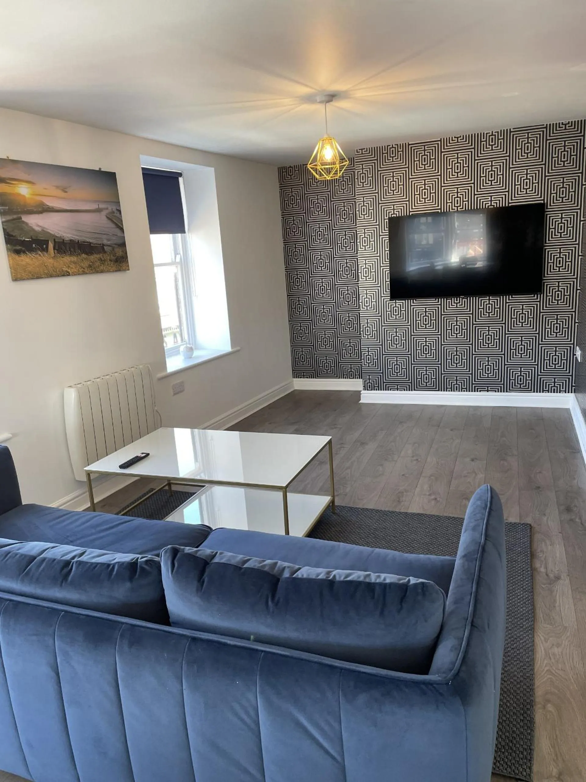 Living room in Whitby Bridge Luxury Apartments