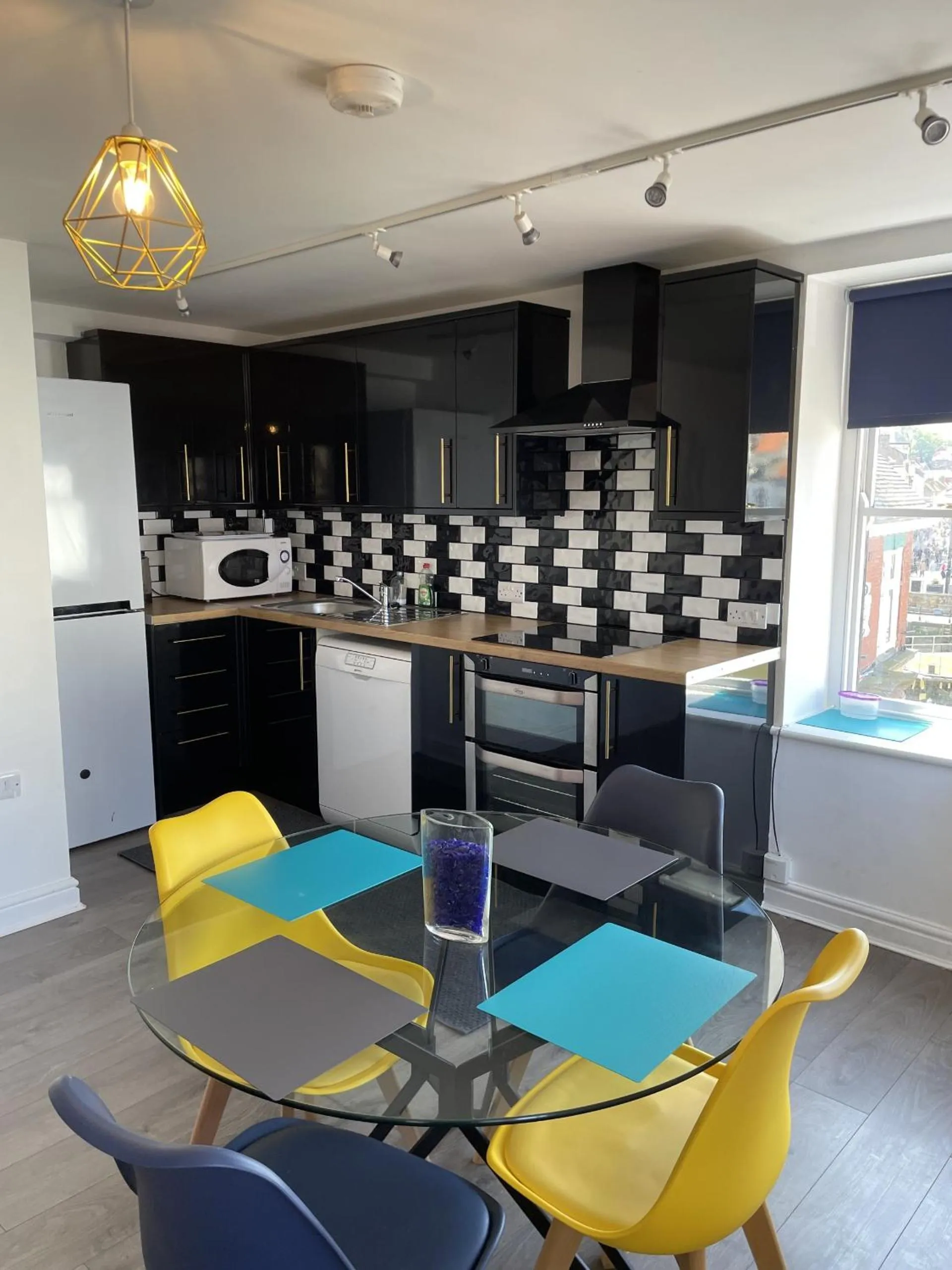 Kitchen or kitchenette in Whitby Bridge Luxury Apartments