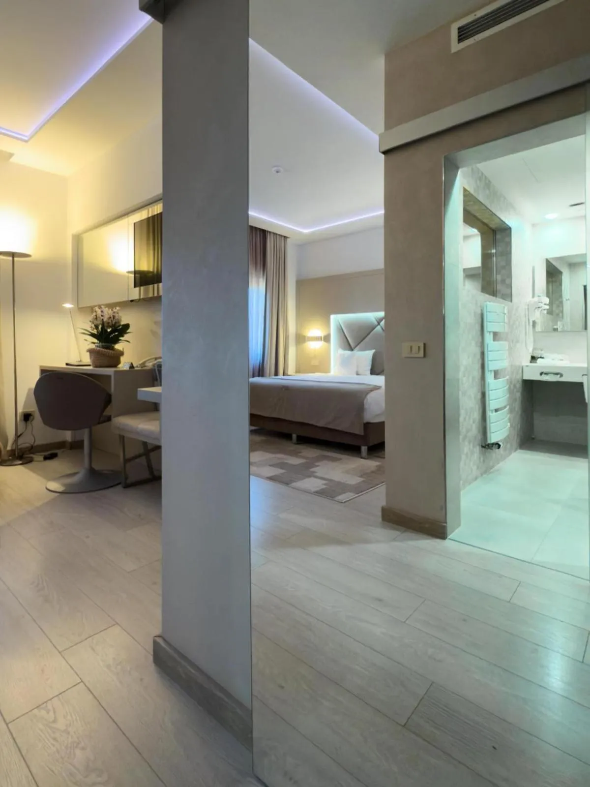 Bed in Hotel Eden Garden Spa