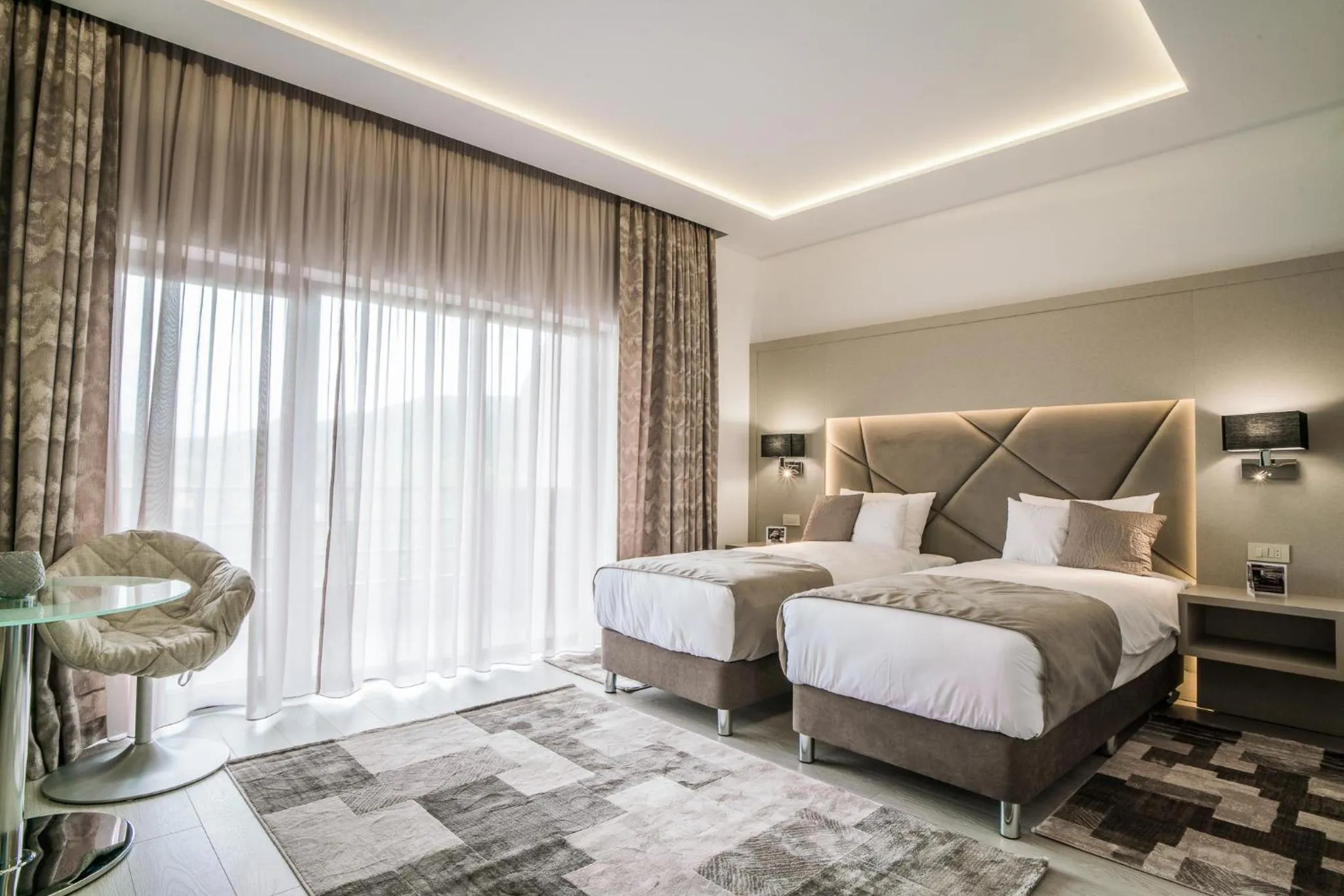 Bed in Hotel Eden Garden Spa