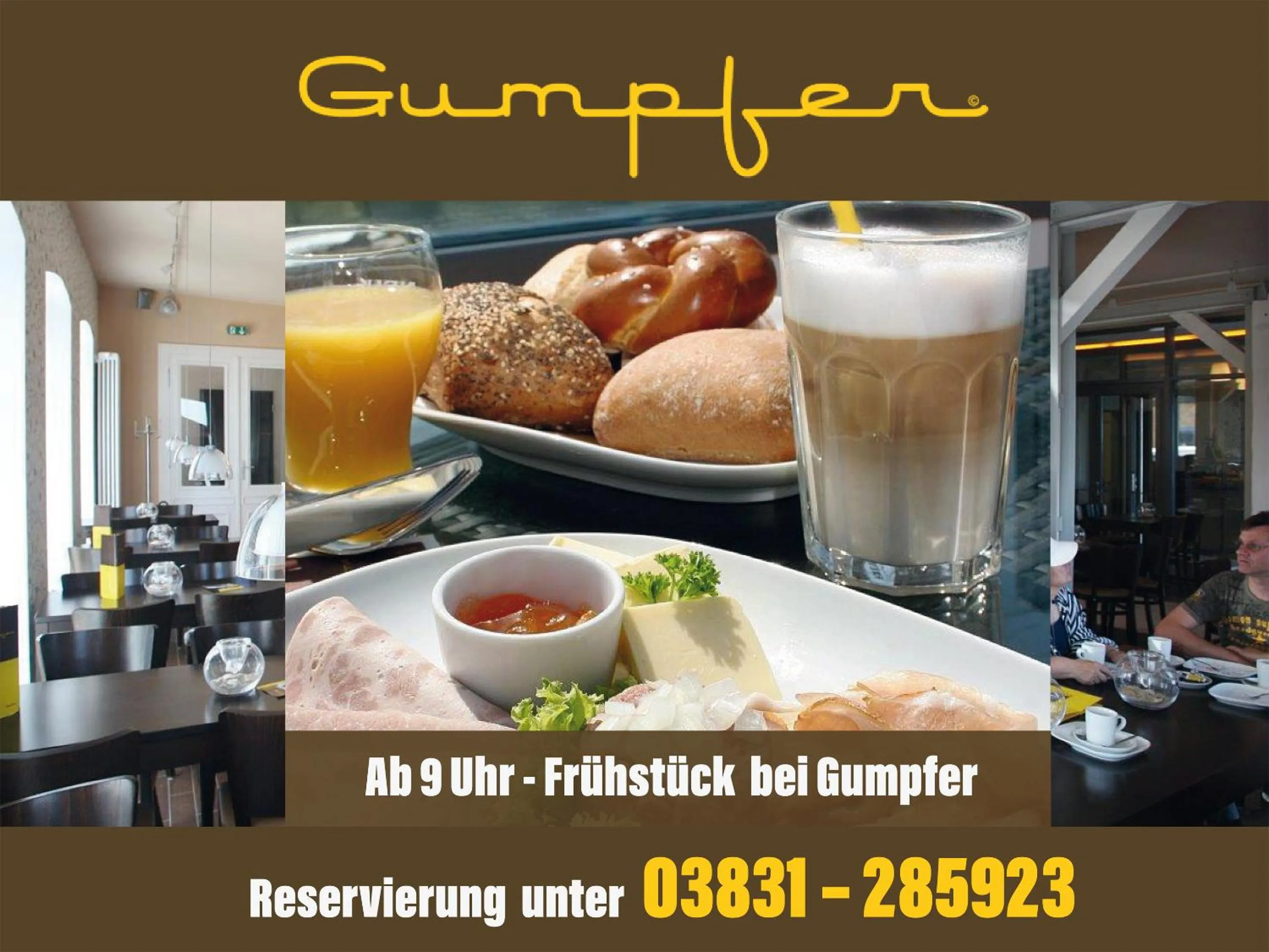 Food and drinks in Hotel Kontorhaus Stralsund