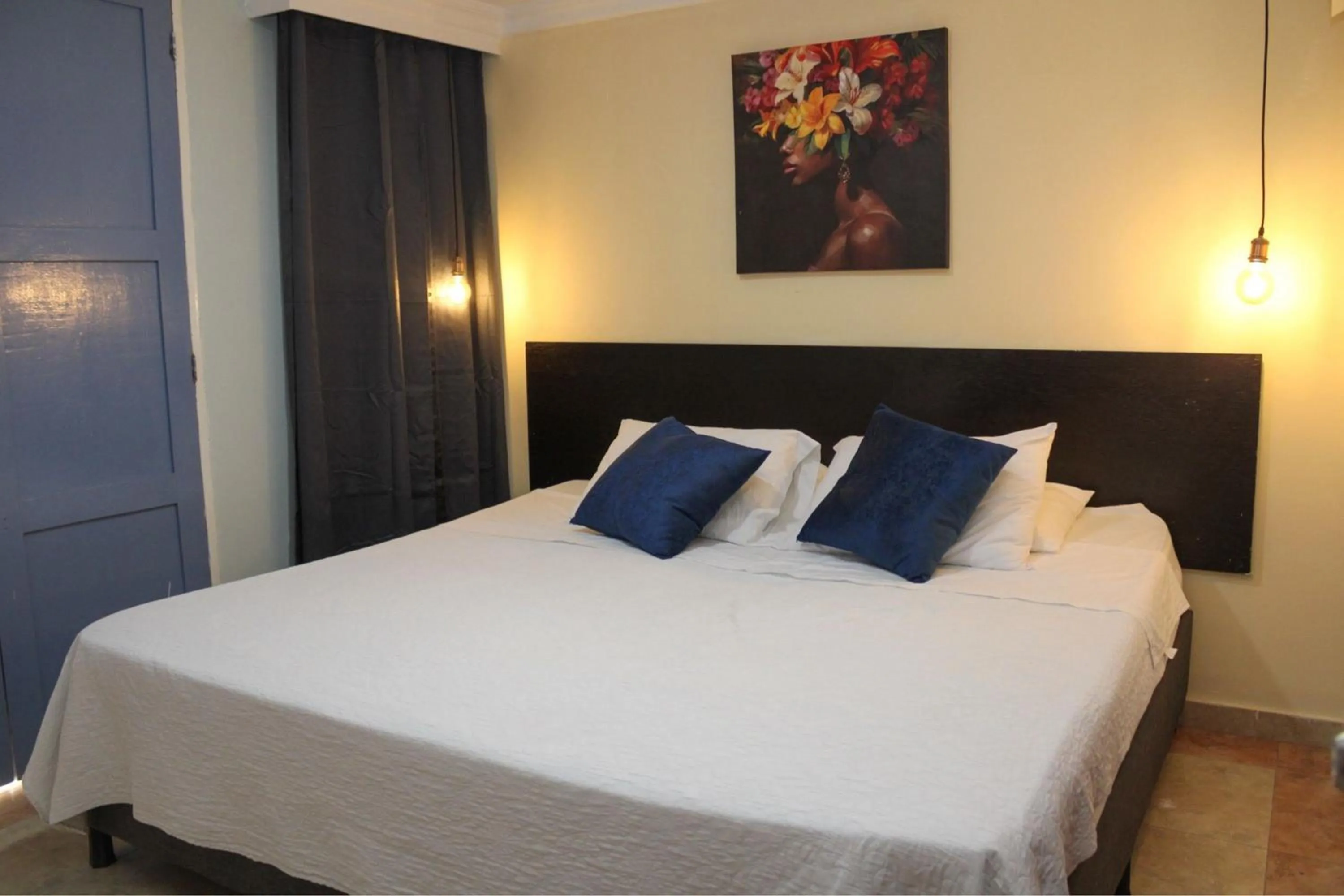 Bed in Hotel Marie Real Cartagena