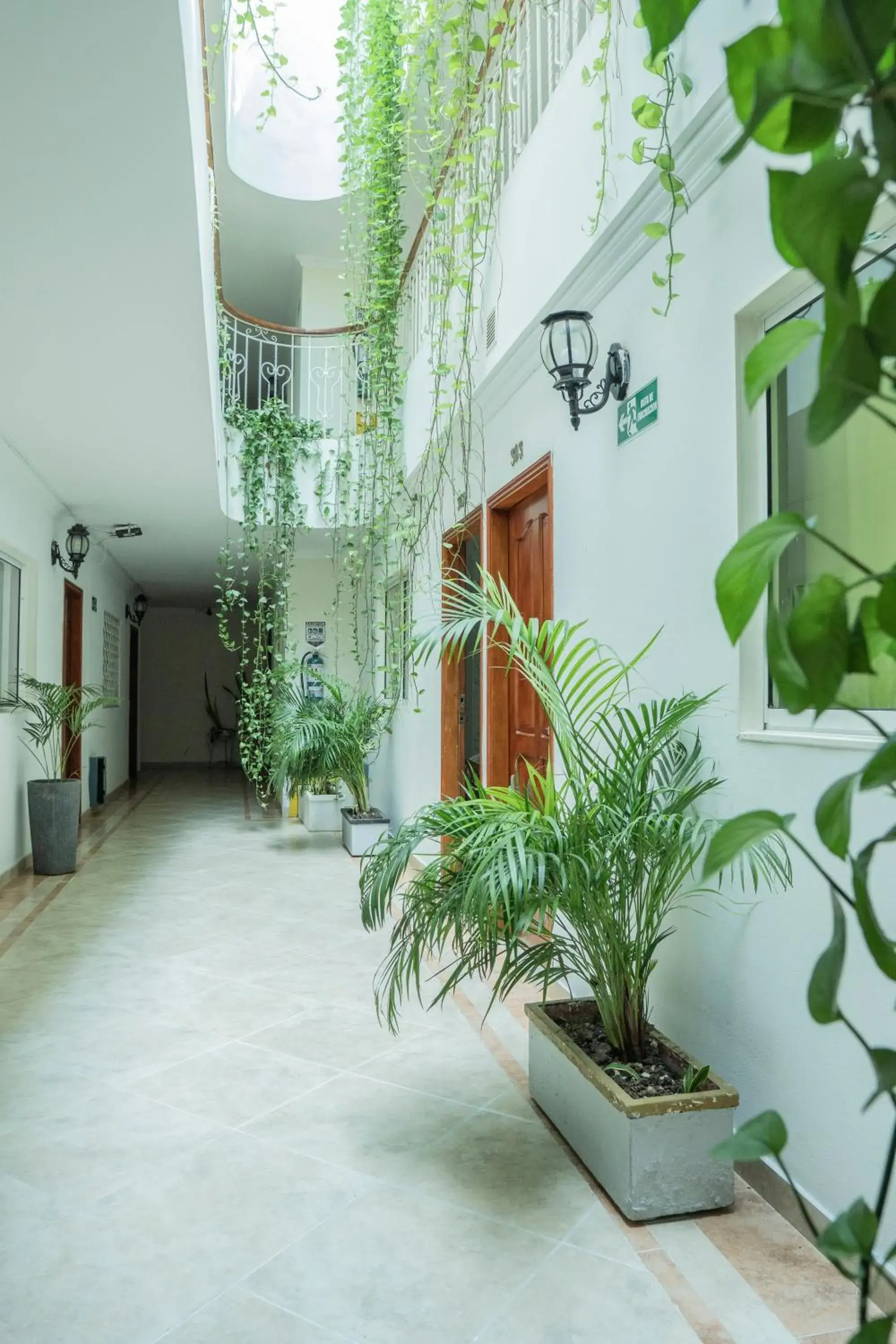 Inner courtyard view in Hotel Marie Real Cartagena Inner courtyard view in Hotel Marie Real Cartagena