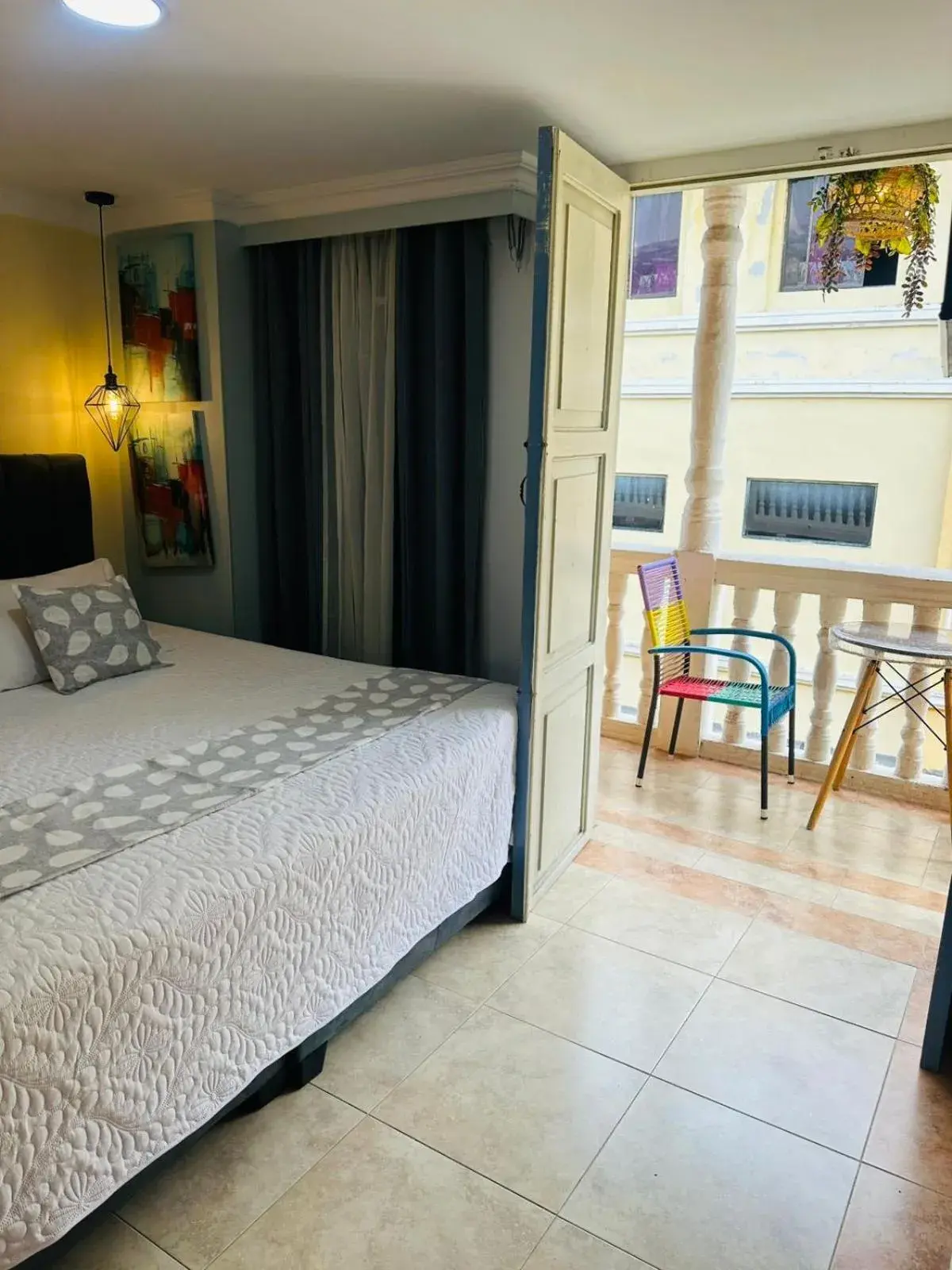 Double Room with Balcony in Hotel Marie Real Cartagena Double Room with Balcony in Hotel Marie Real Cartagena