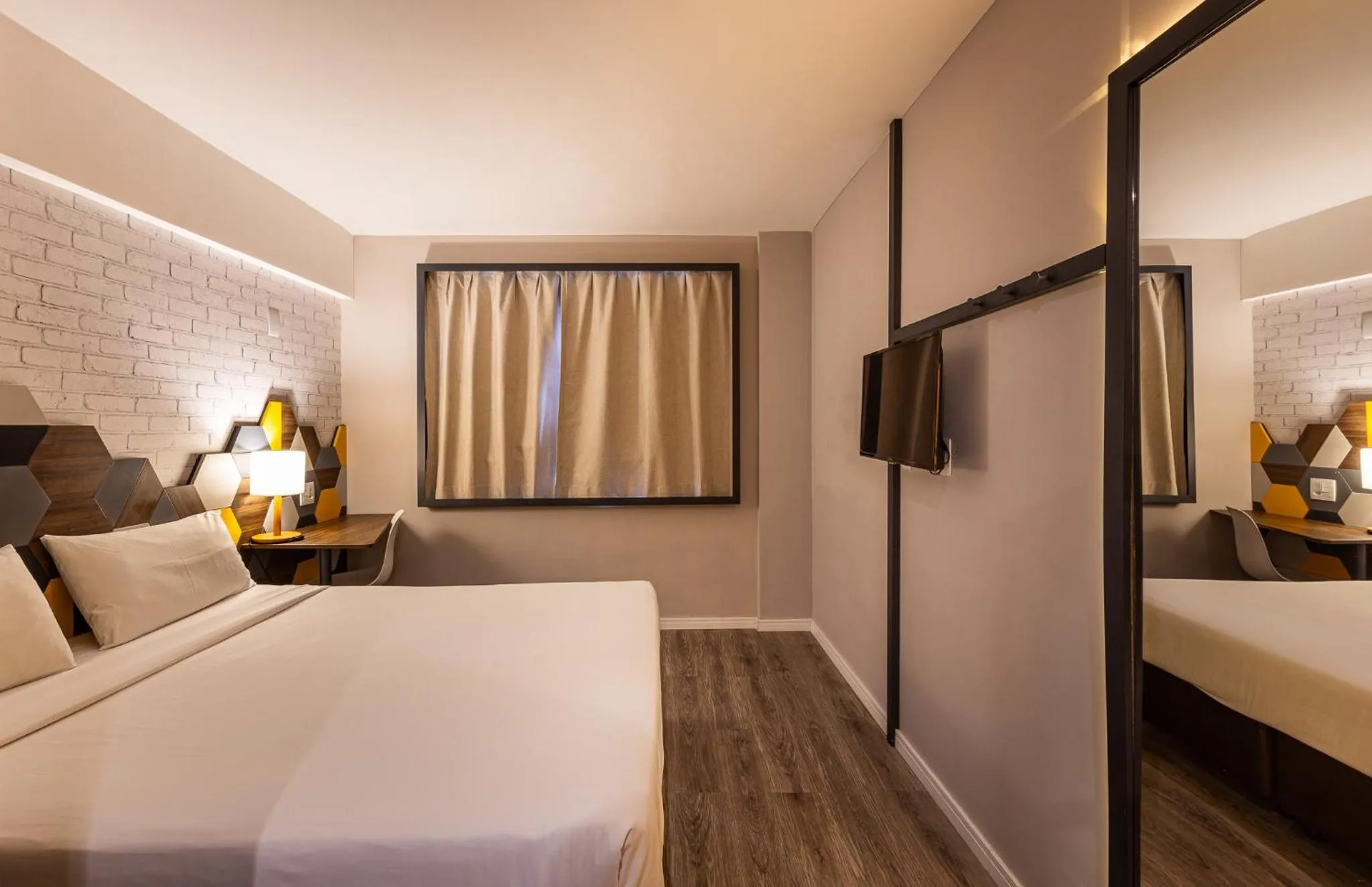 Bedroom, Bed in B&B HOTEL Rio de Janeiro Norte