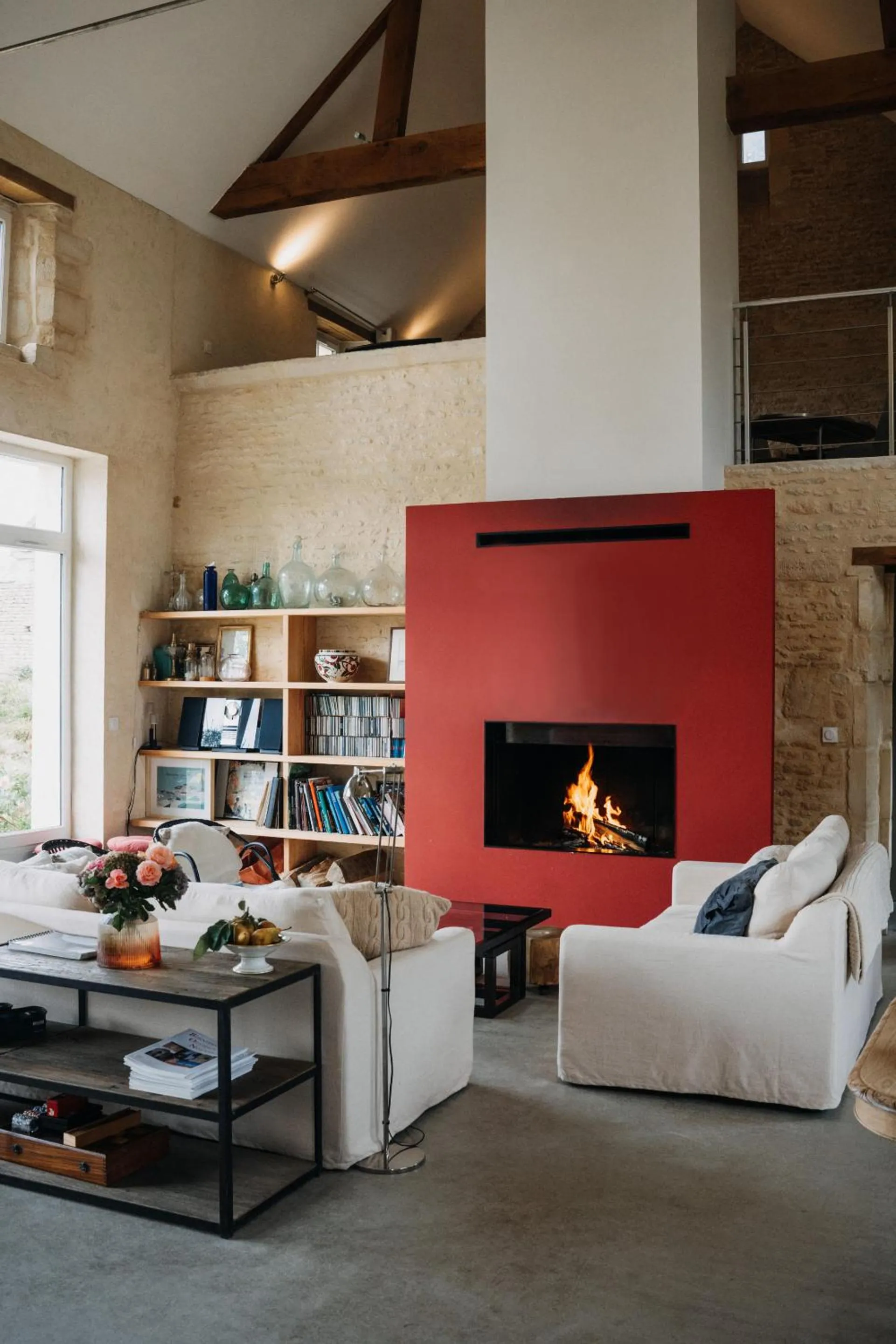 Living room in Les Granges Pelloquin