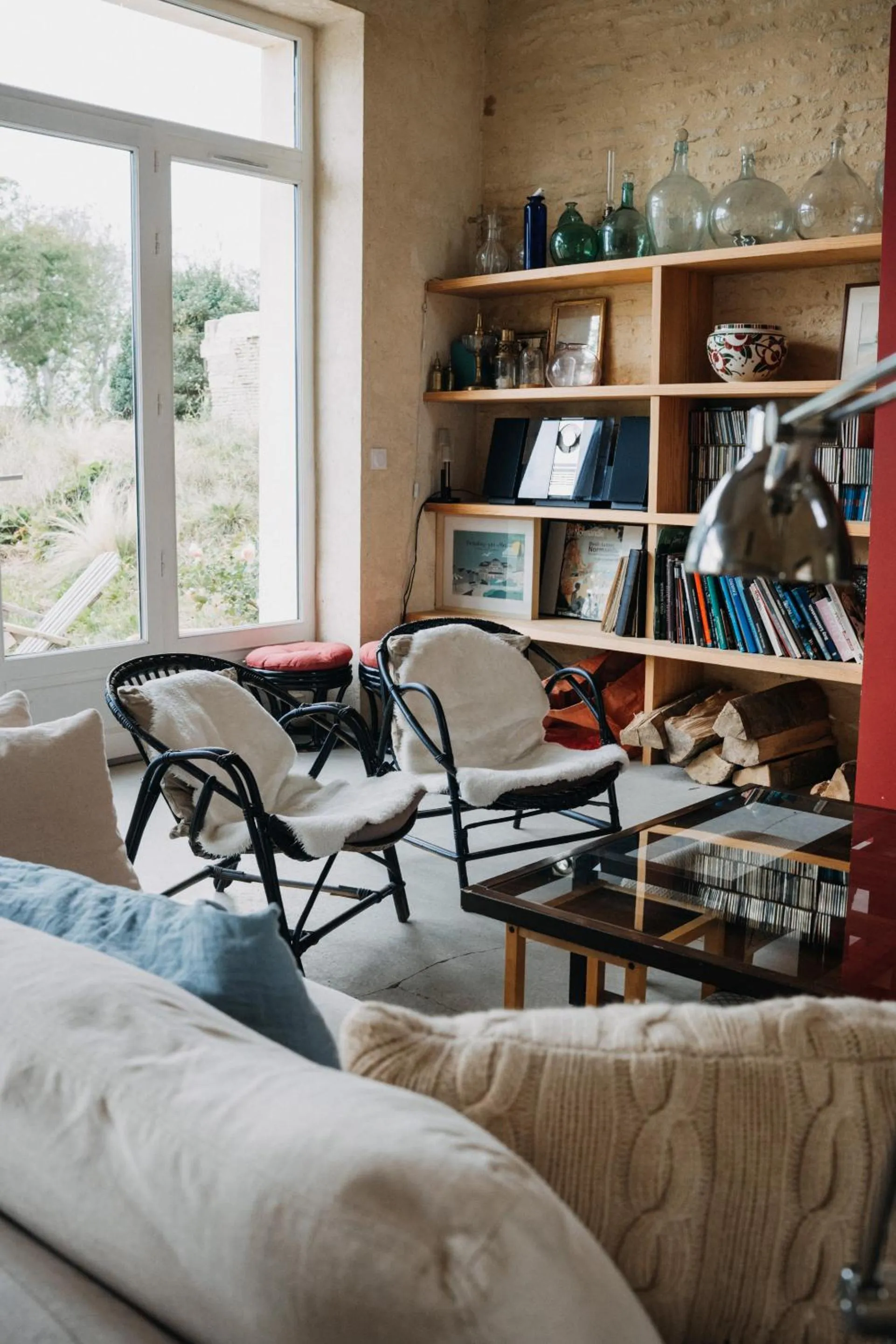 Living room in Les Granges Pelloquin