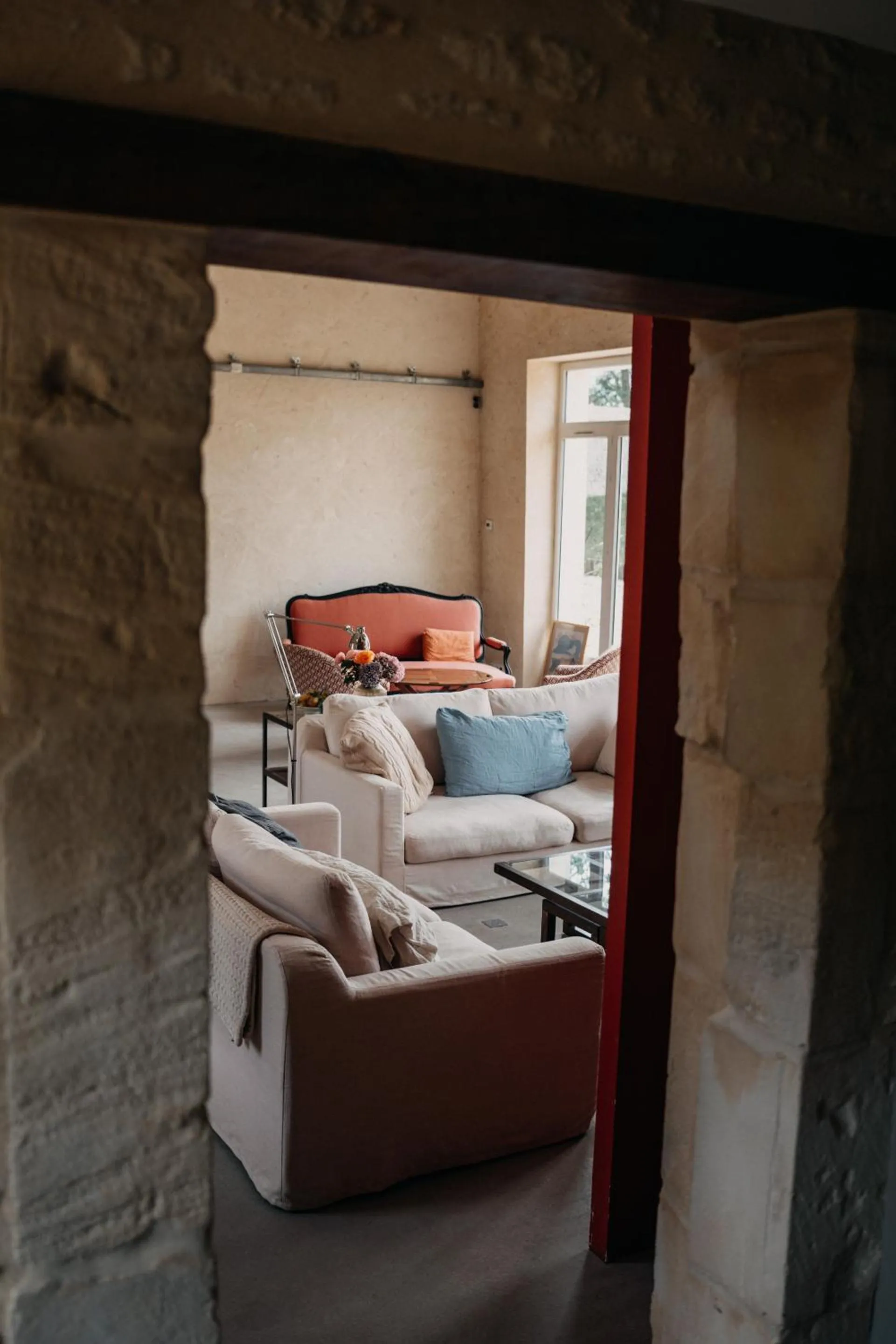 Living room, Bed in Les Granges Pelloquin