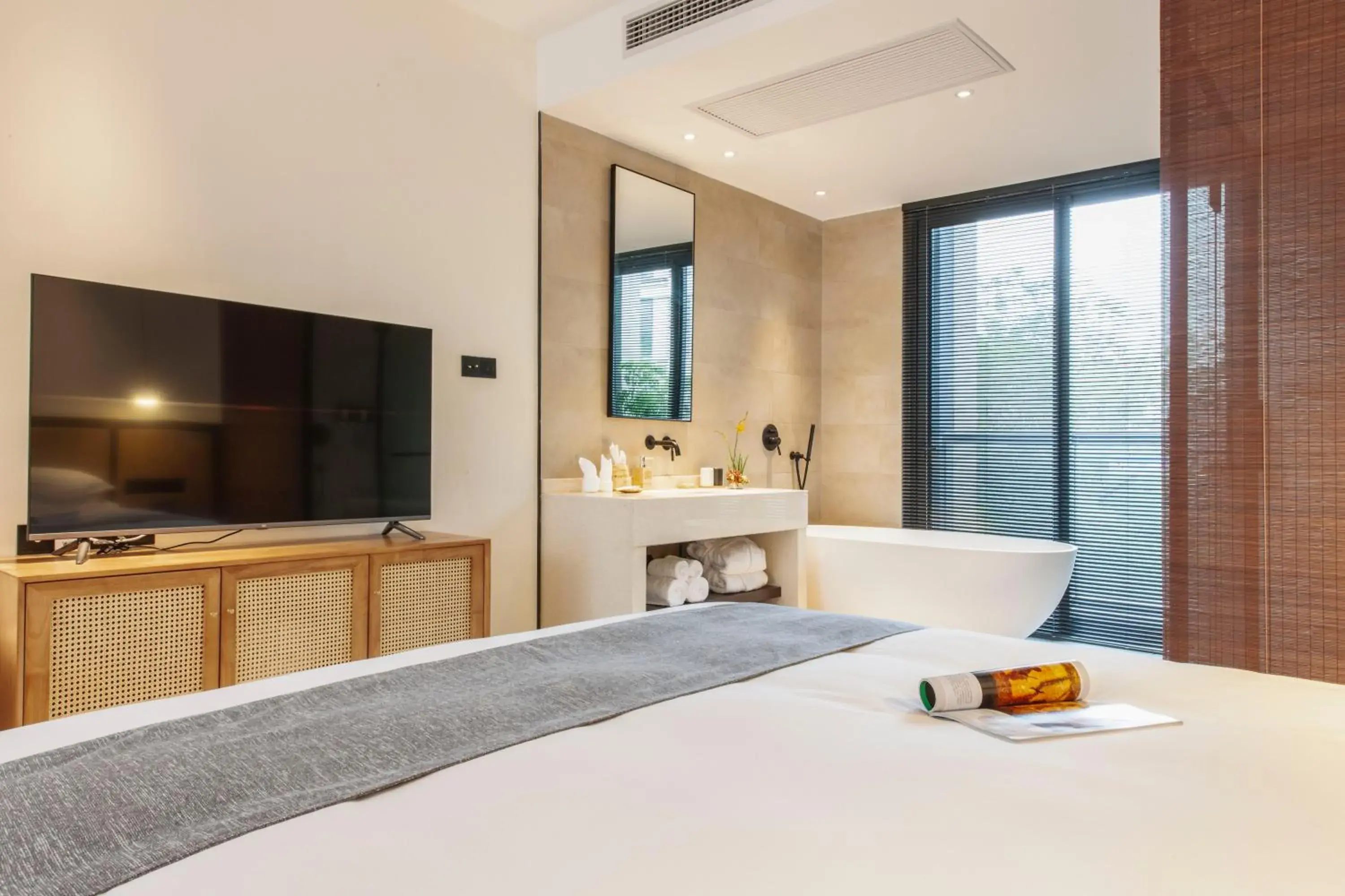 Bedroom, Bed in SSAW Boutique Hotel Hangzhou Liangyun Bedroom, Bed in SSAW Boutique Hotel Hangzhou Liangyun