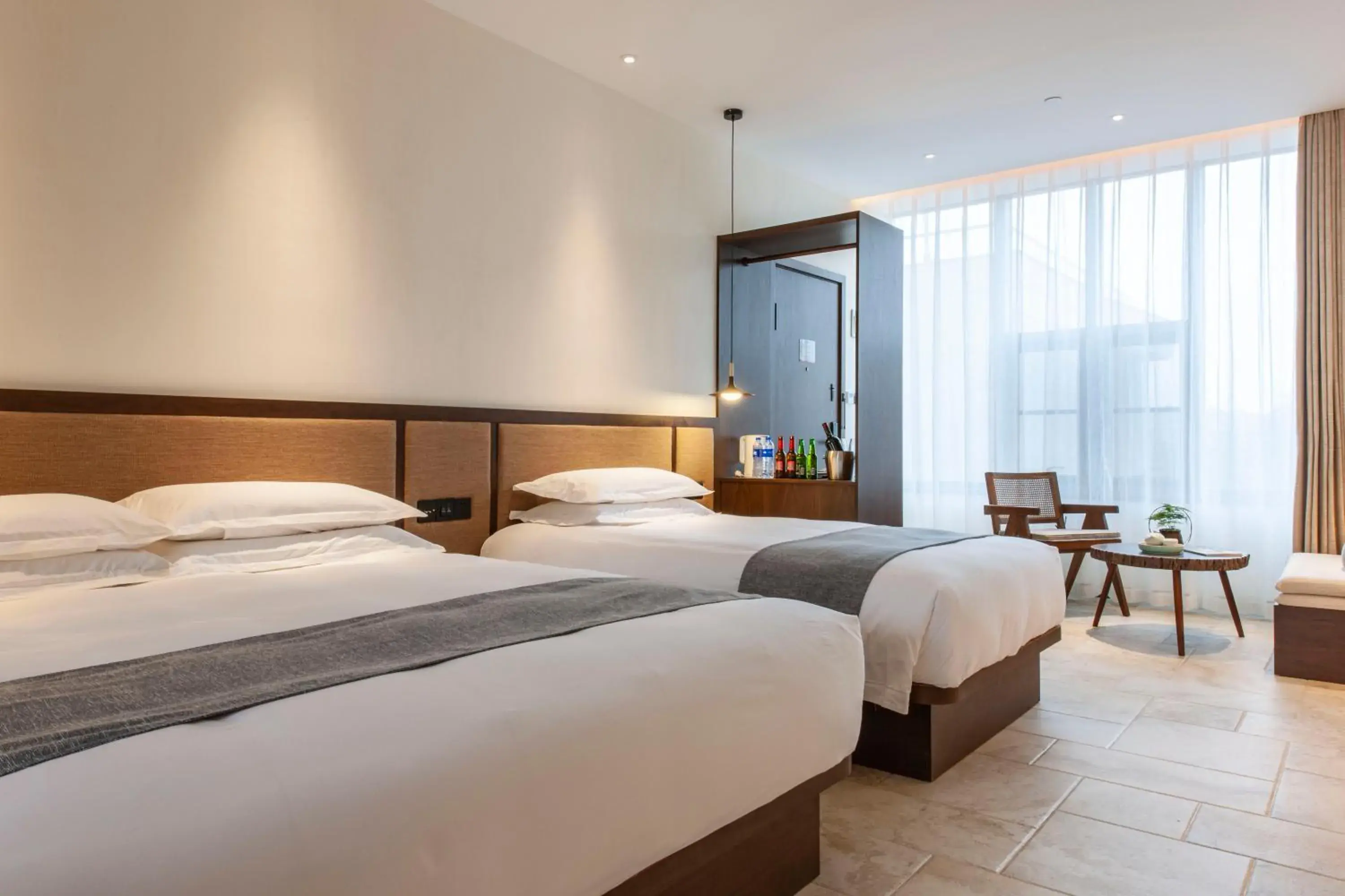 Bed in SSAW Boutique Hotel Hangzhou Liangyun Bed in SSAW Boutique Hotel Hangzhou Liangyun