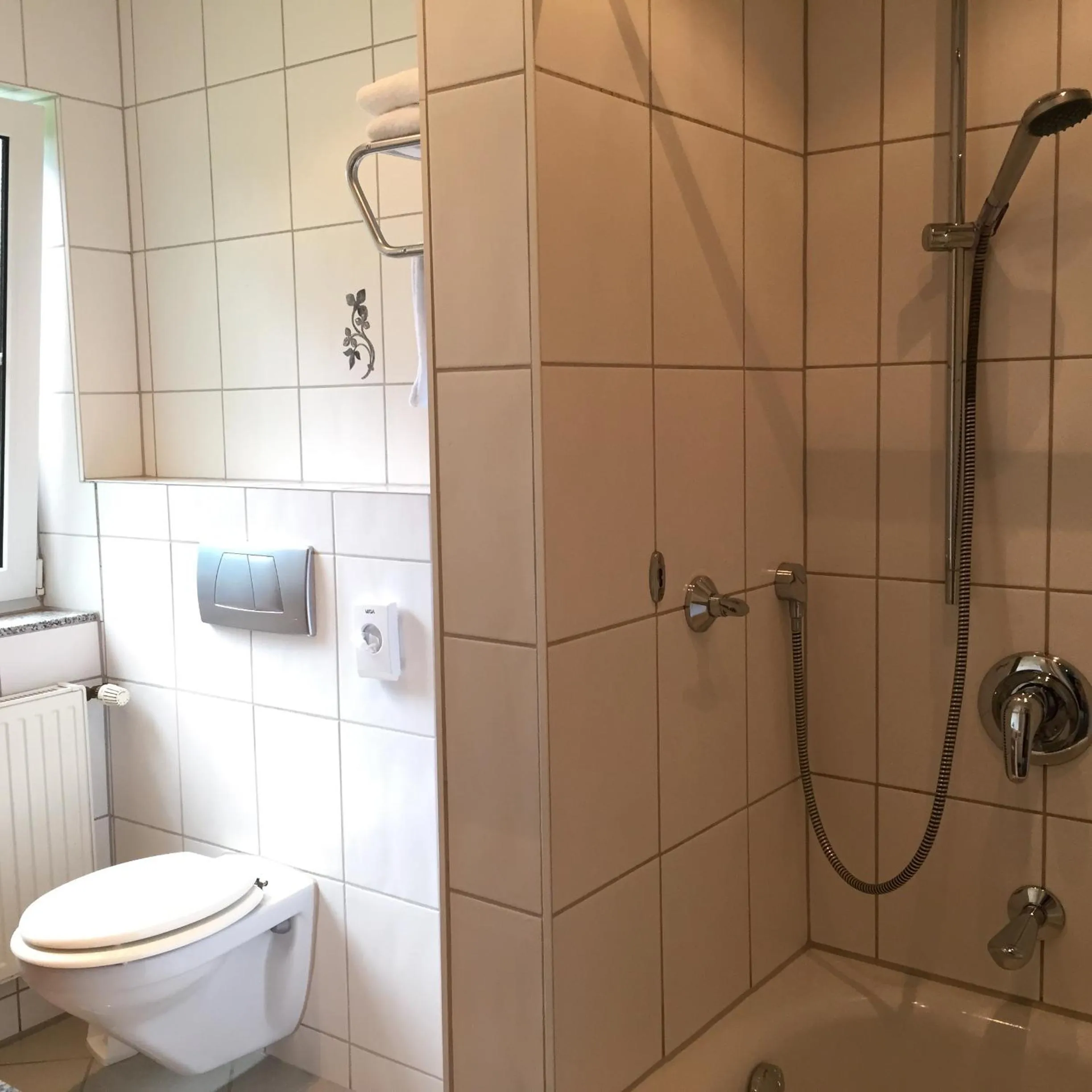 Shower in Wolterdinger Hof