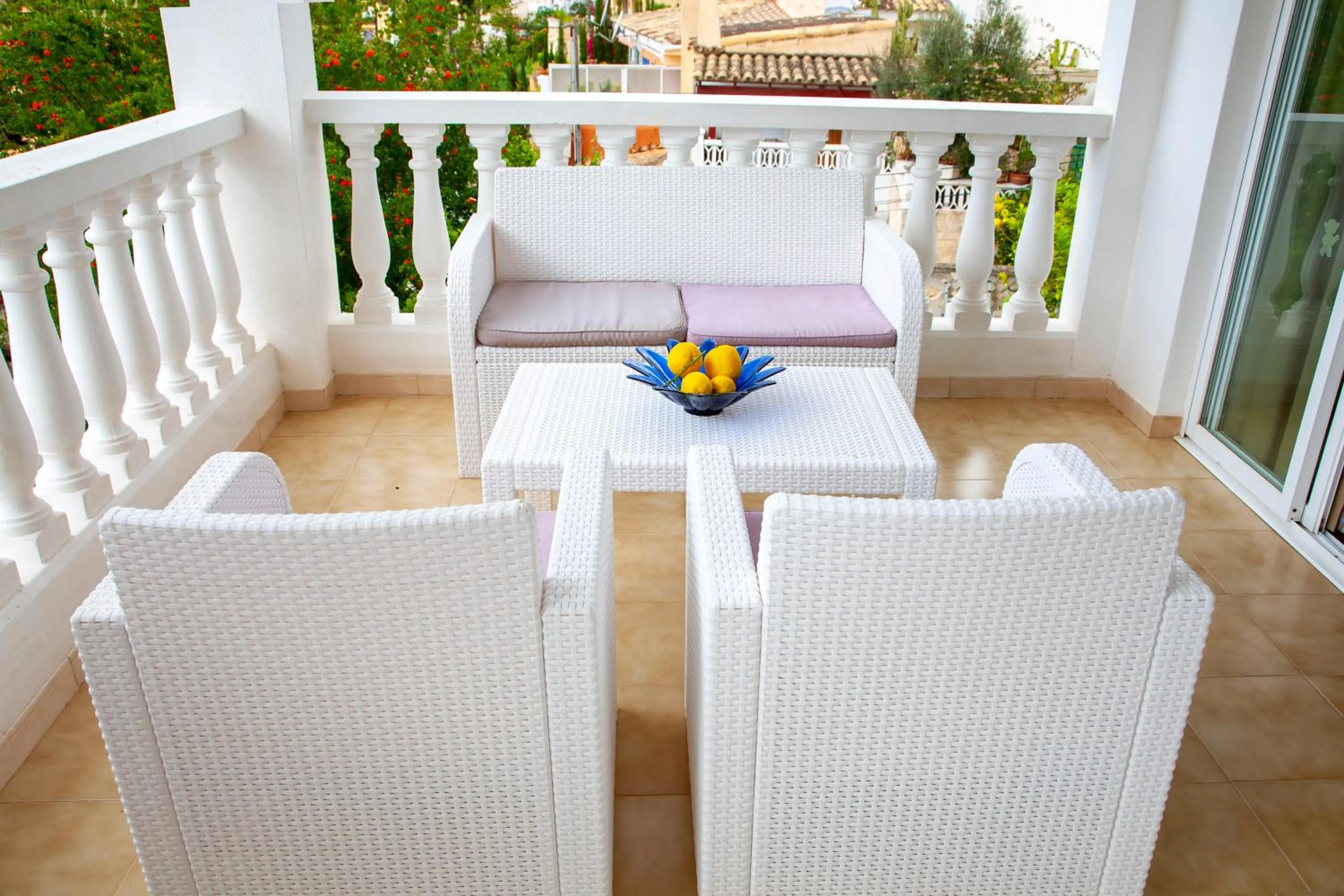 Balcony/Terrace in Atalaya Bosque Apartamentos