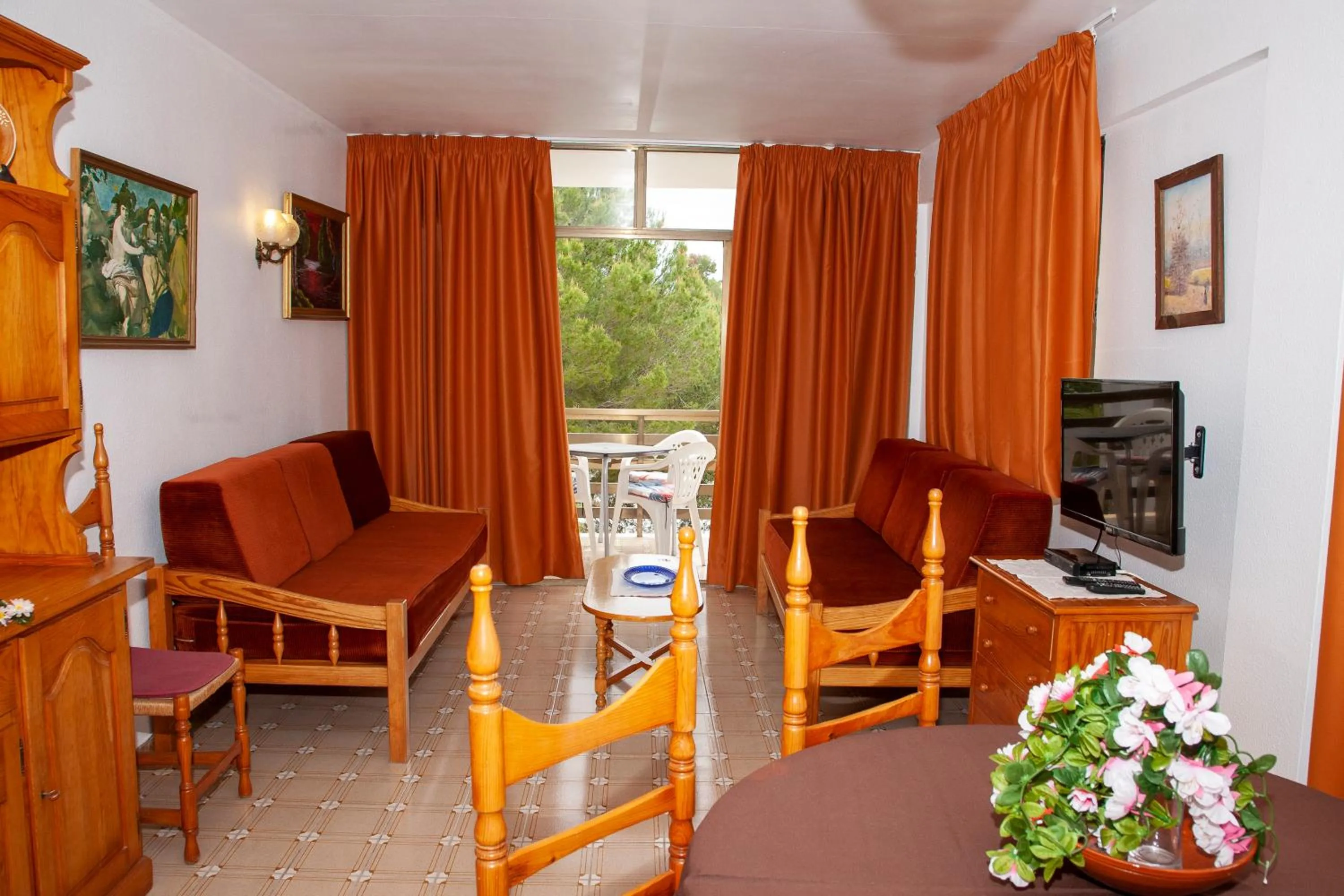 Living room in Bonaire Paguera