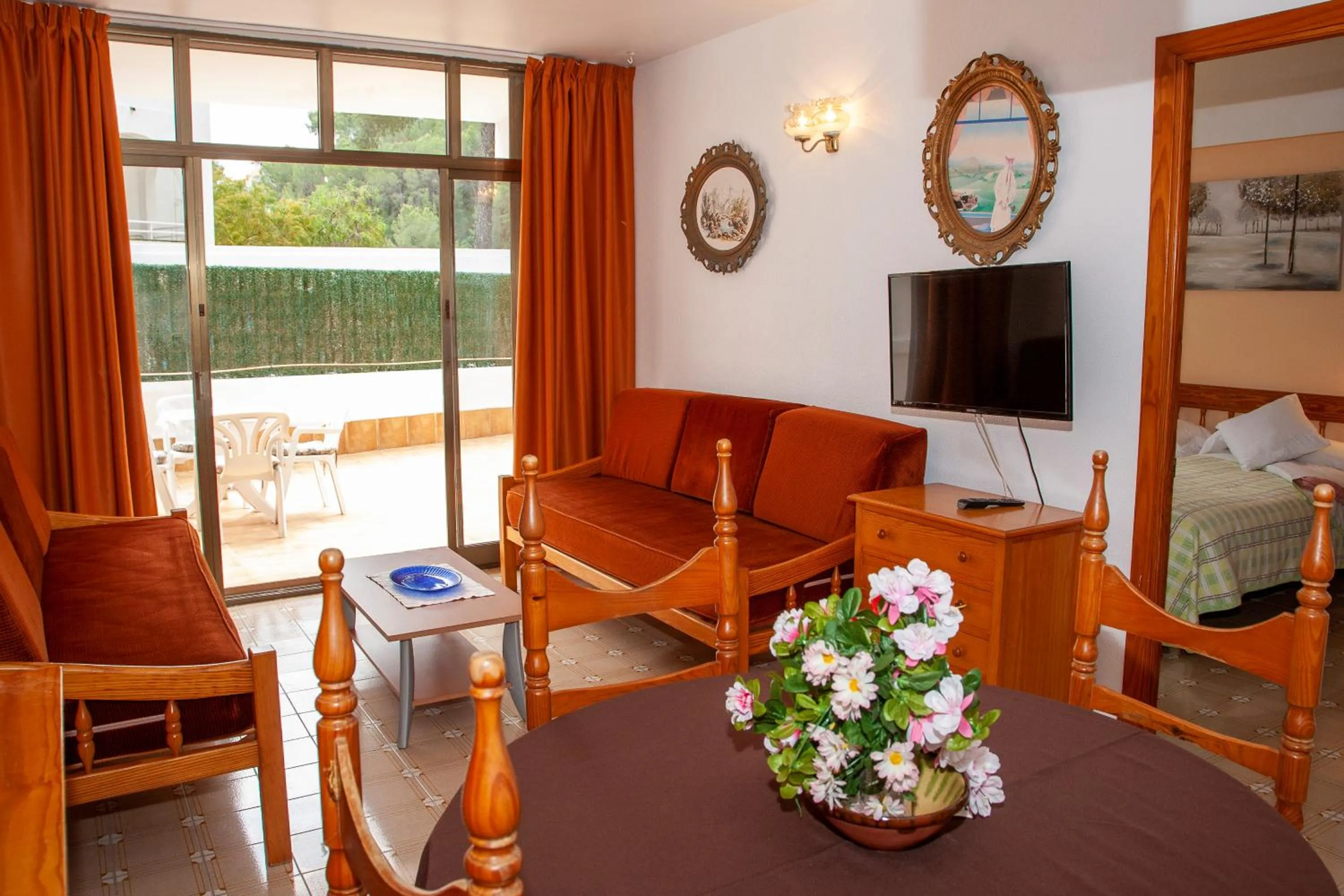 Living room in Bonaire Paguera